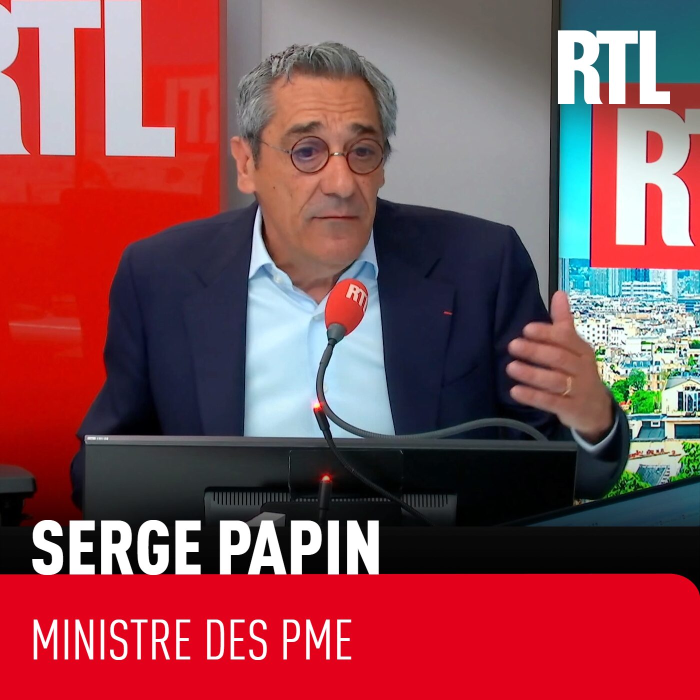 Serge Papin, ministre des Petites et moyennes entreprises, du Commerce, de l'Artisanat, du Tourisme et du Pouvoir d'achat, annonce que les aides ciblées sur le carburant vont durer "jusqu'à la rentrée" episode artwork