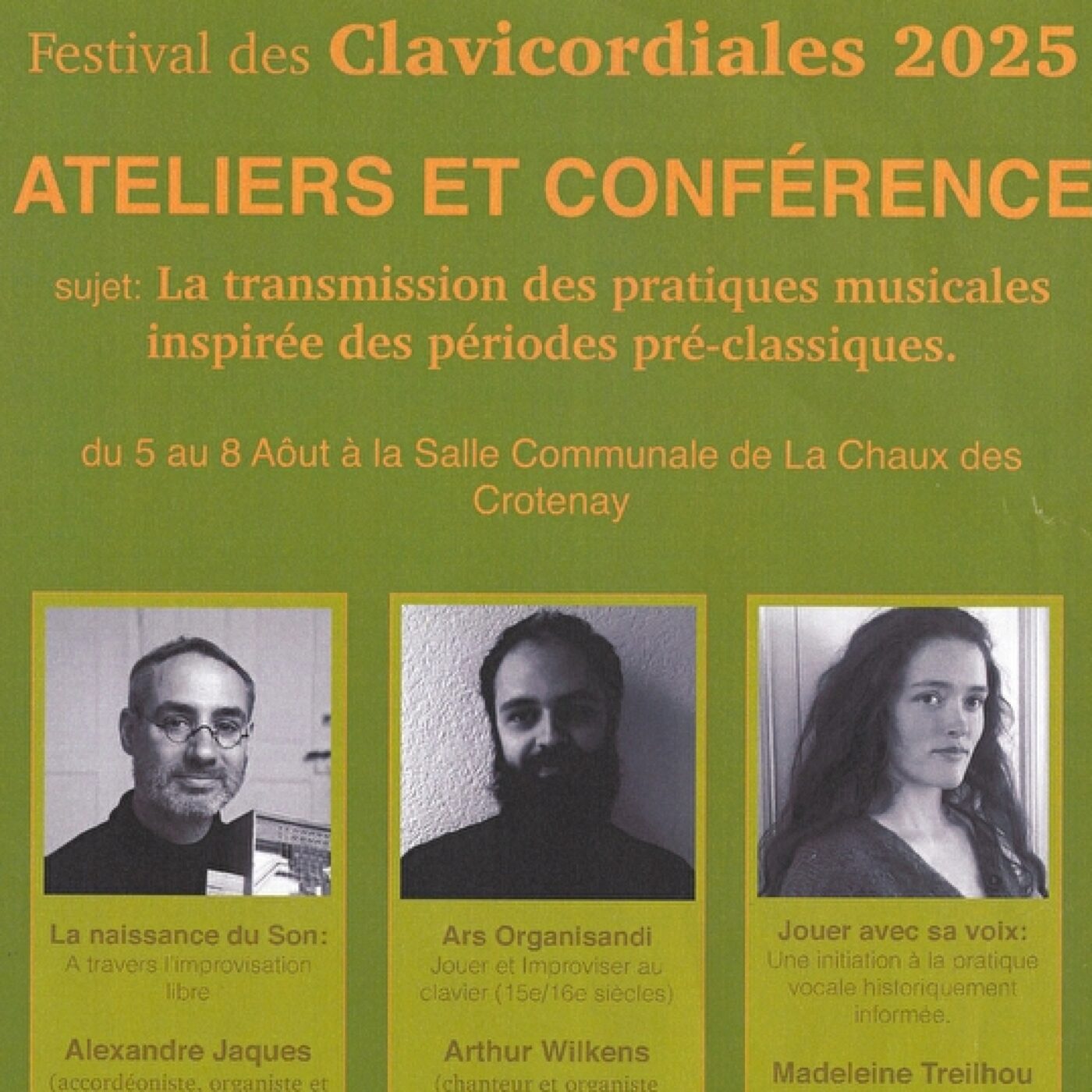 Une nouvelle édition du festival Les Clavicordiales dans le Massif jurassien episode artwork