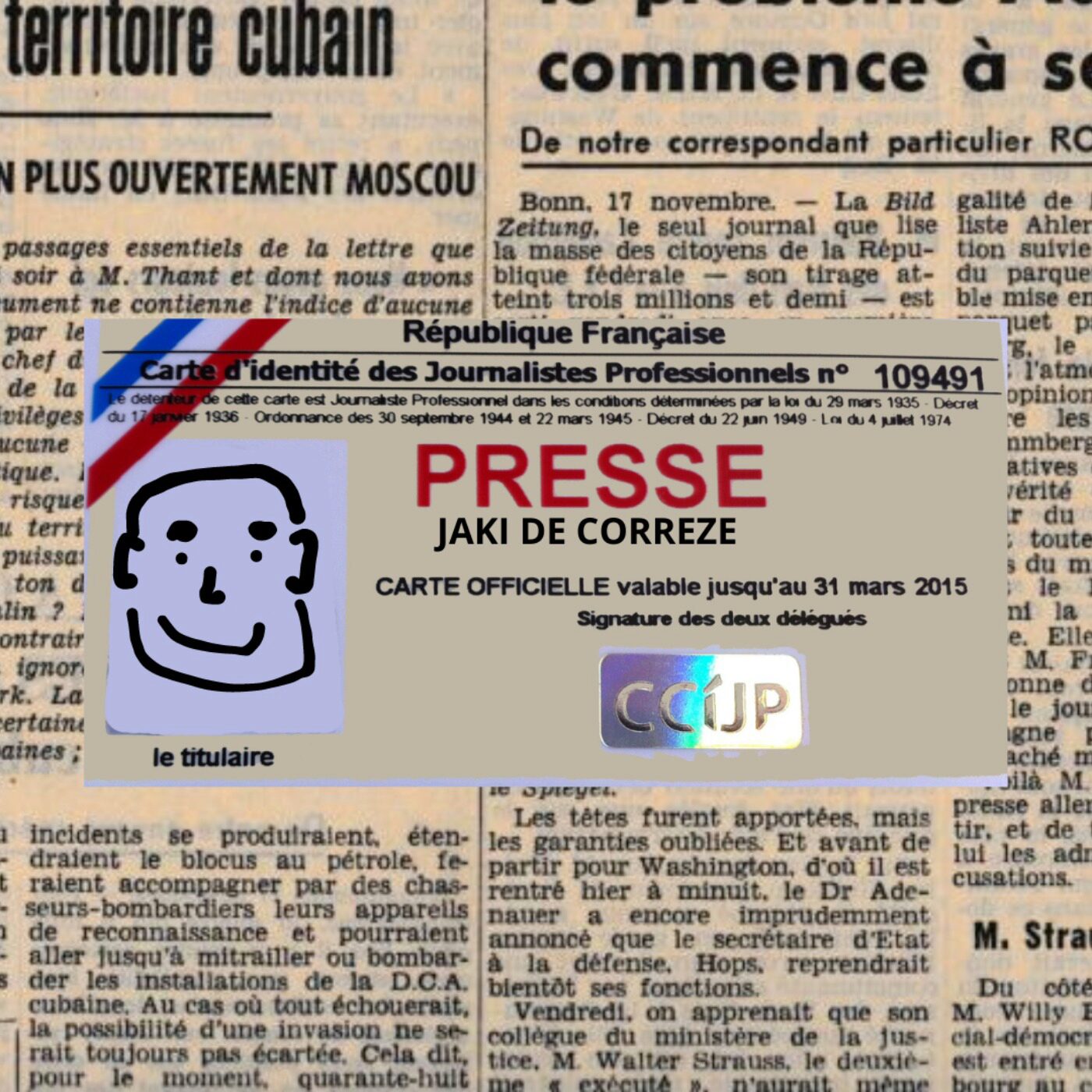 La revue de presse internationale de Jaki de Corrèze