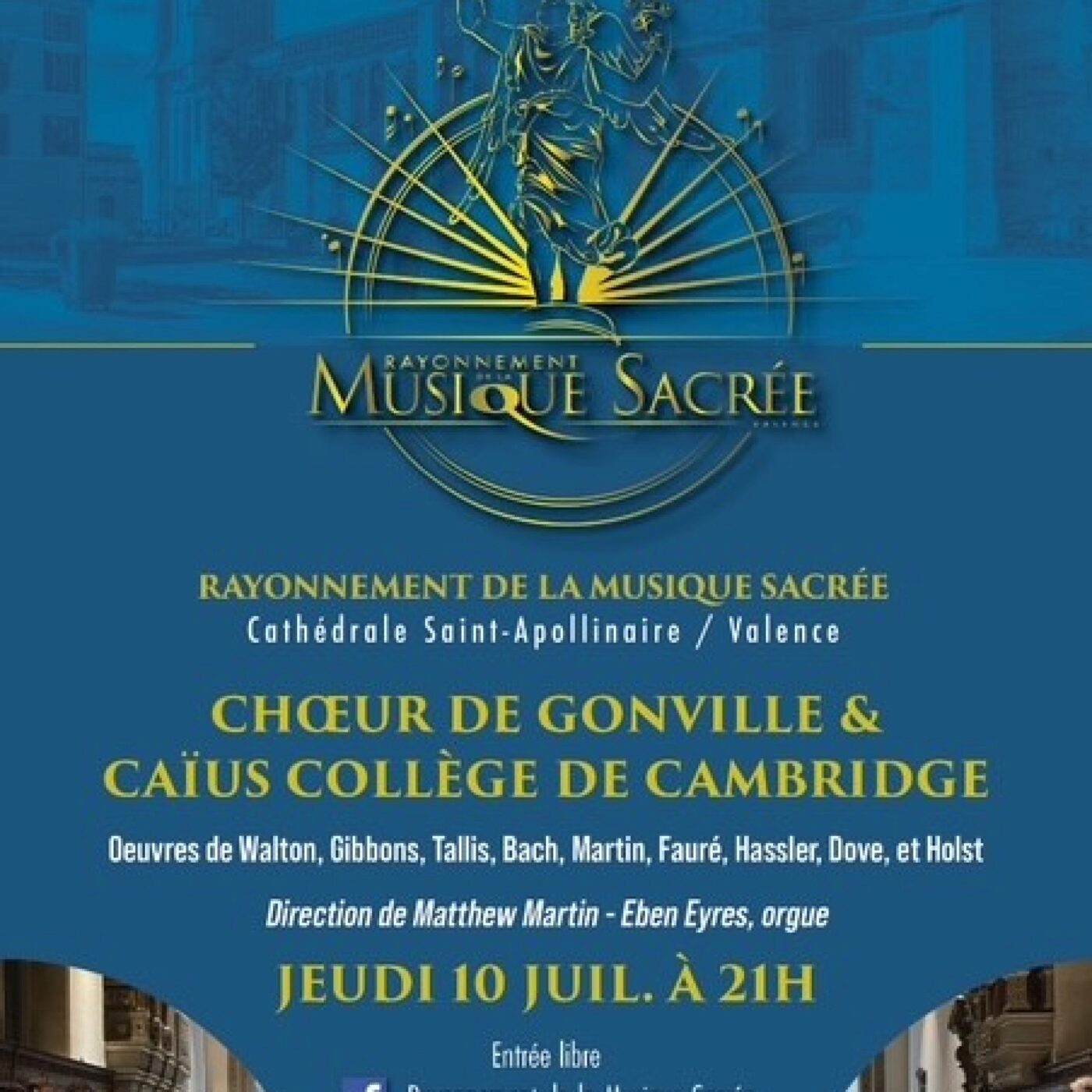 Chœur de gonville et Caïus à la cathédrale de Valence le 10 juillet 2025 episode artwork