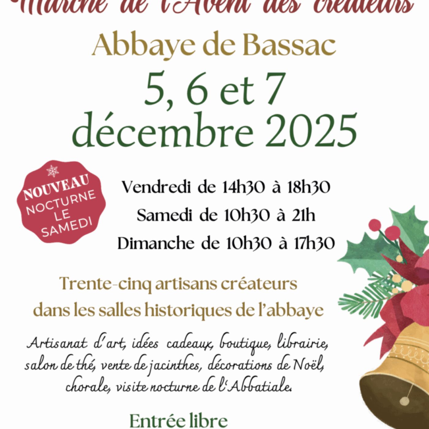 12ème édition du Marché de l’Avent à l’Abbaye de Bassac episode artwork