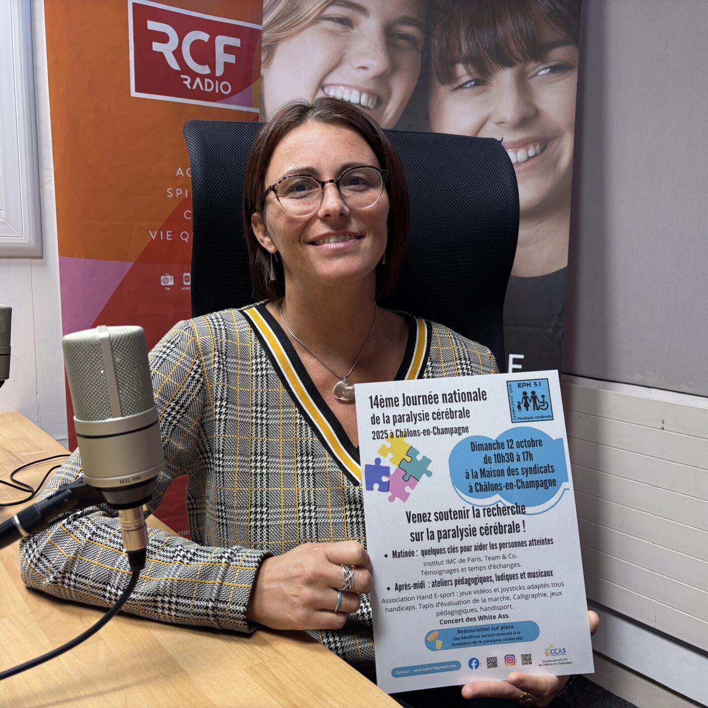 Delphine Prvulovic: L'association EPH51 se mobilise pour la paralysie cérébrale