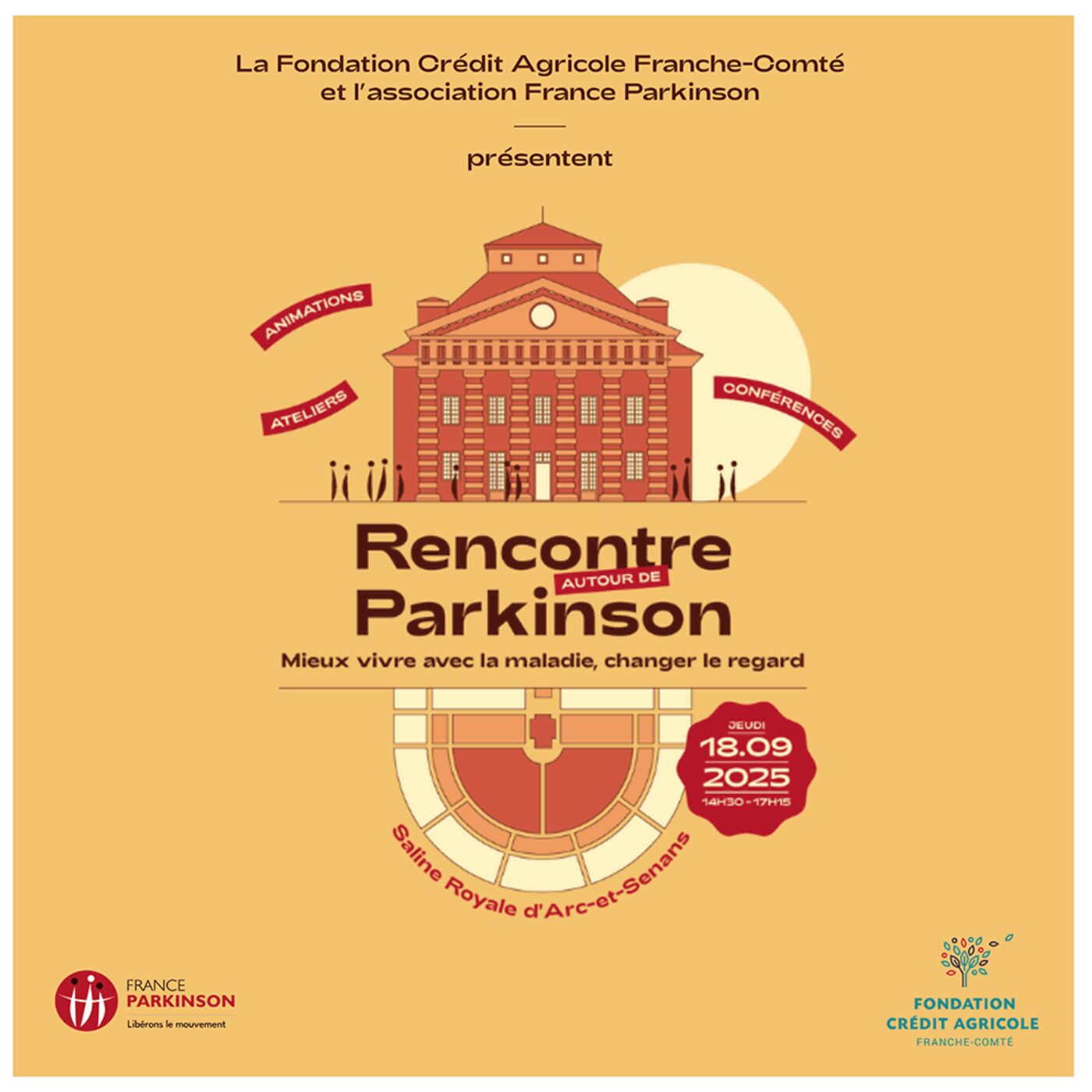 Rencontre autour de la maladie de Parkinson à la Saline royale d'Arc-et-Senans episode artwork