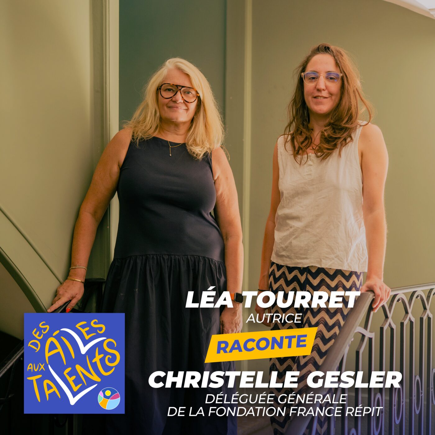 Ressentir présente "Christelle Gesler, de la Fondation France Répit, par Léa Tourret", un épisode du podcast Des Ailes Aux Talents
