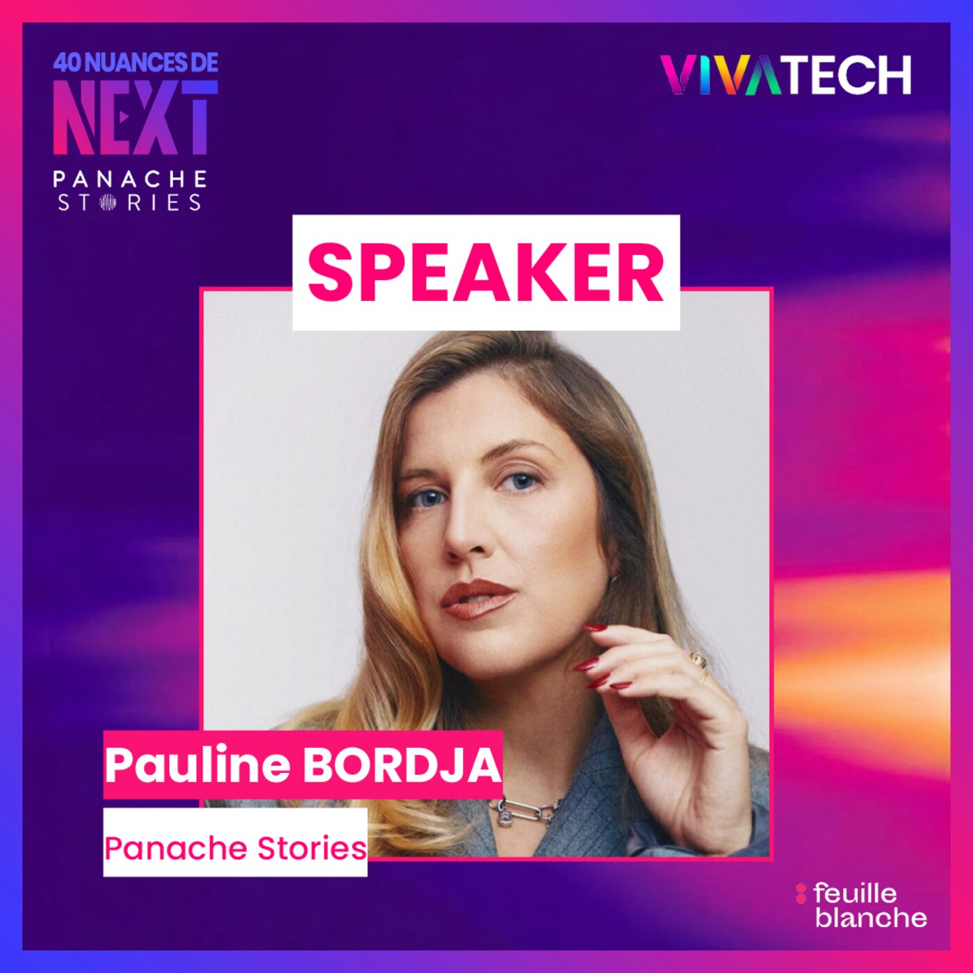 [VIVATECH 2026] “Pour faire un bon podcast, il faut d’abord penser à son audience, ensuite à son client” - Pauline Bordja - Panache Stories episode artwork