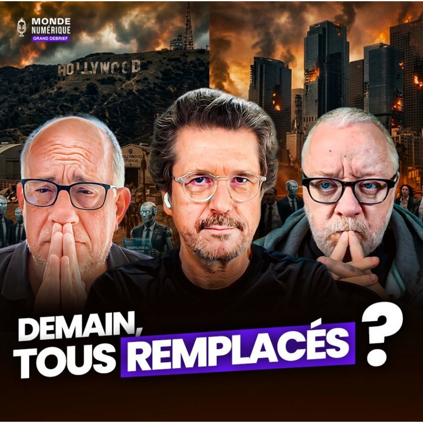 episode cover ☕️ GRAND DEBRIEF (fév. 26) – Vidéo, voix, code... L’IA va-t-elle trop loin ? 