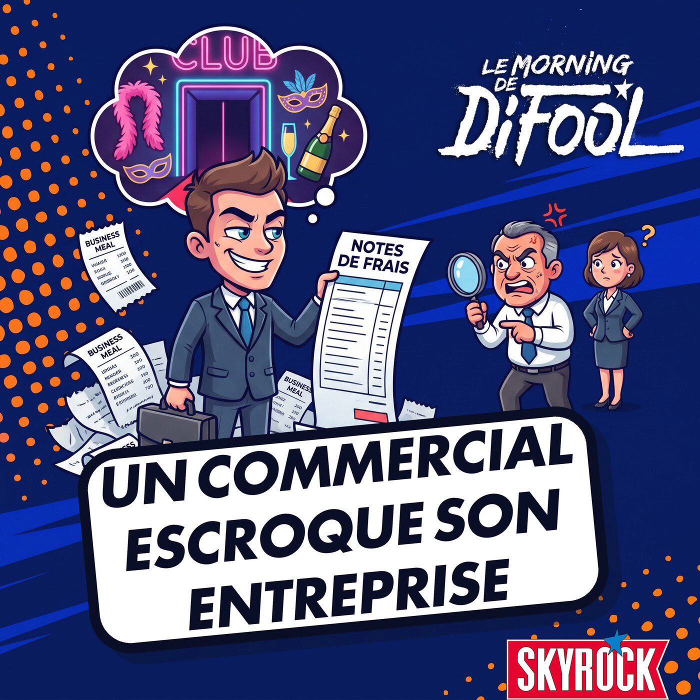 Un commercial escroque son entreprise