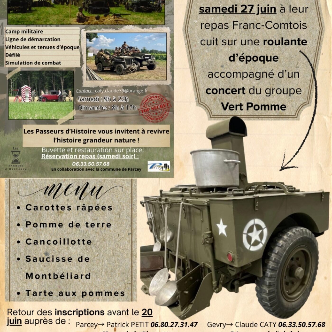 La reconstitution d'un camp militaire de la Seconde Guerre mondiale à Parcey episode artwork