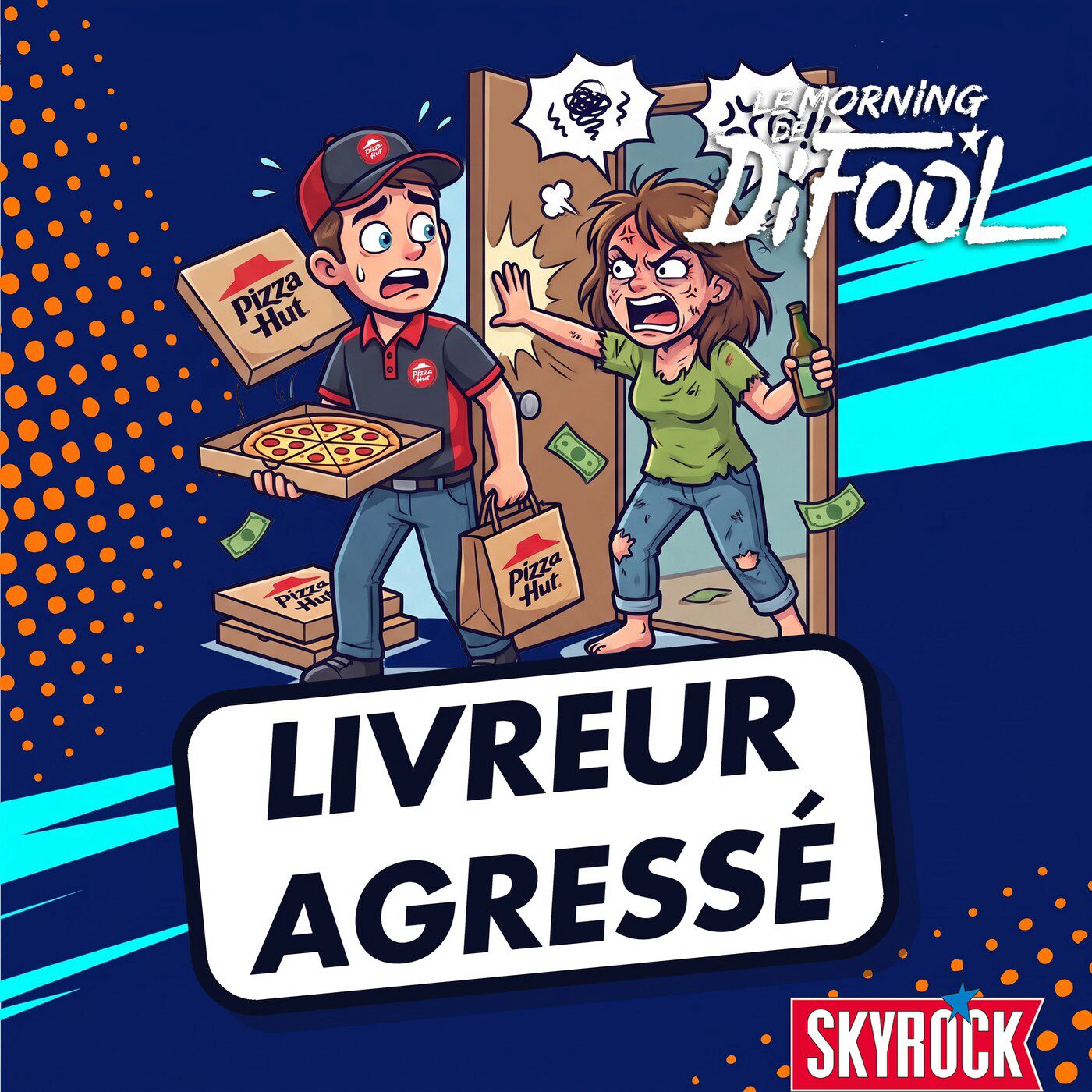 Livreur agressé par une cliente ivre
