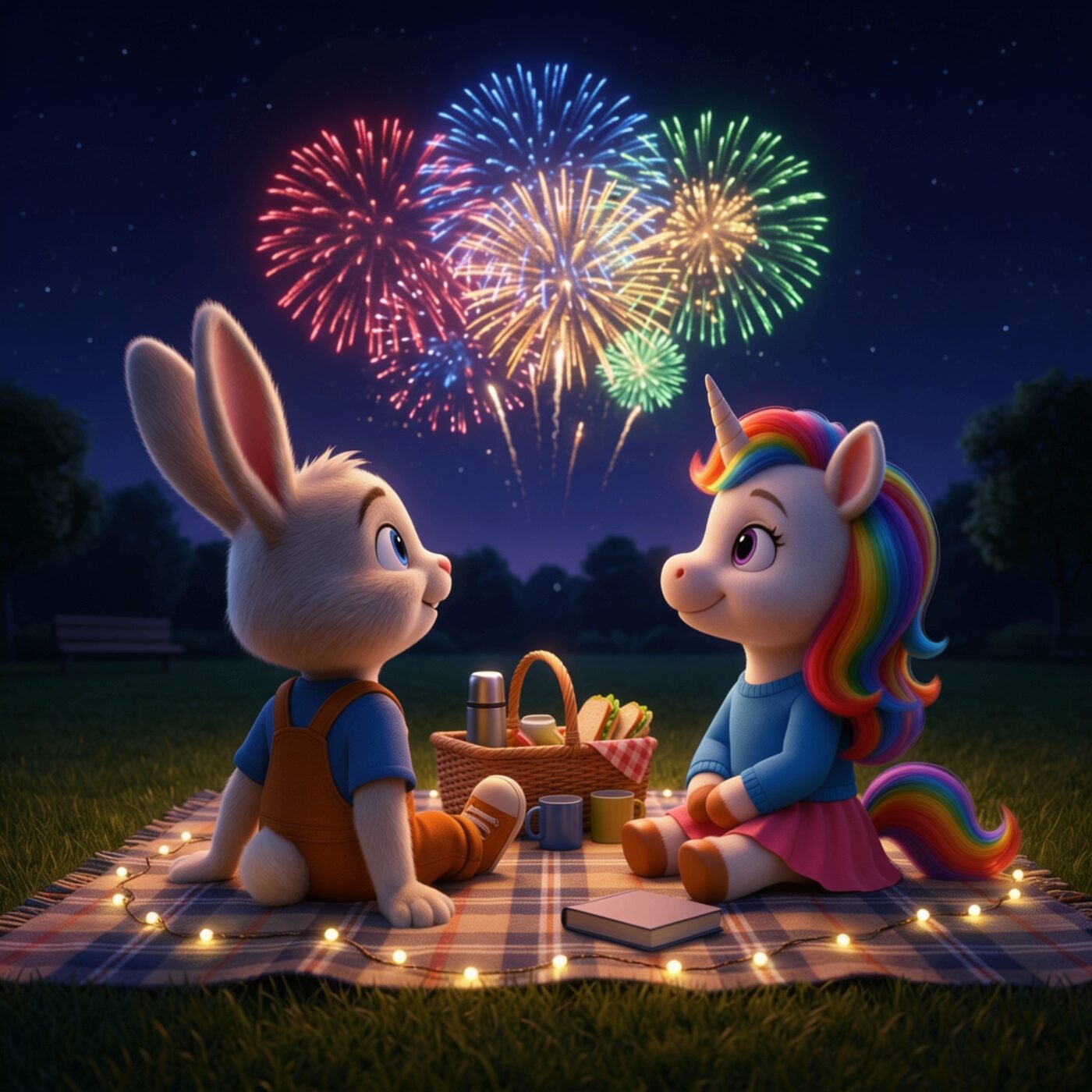 Petit Lapin et la fête nationale