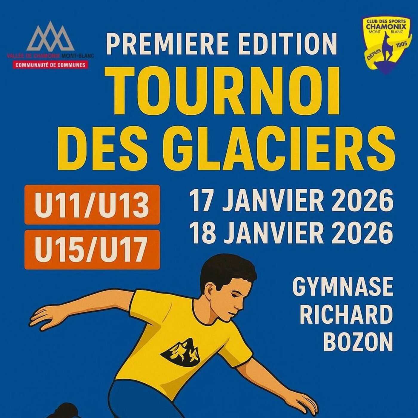 episode cover Tournoi des Glaciers : football en salle, les 17 et 18 janvier
