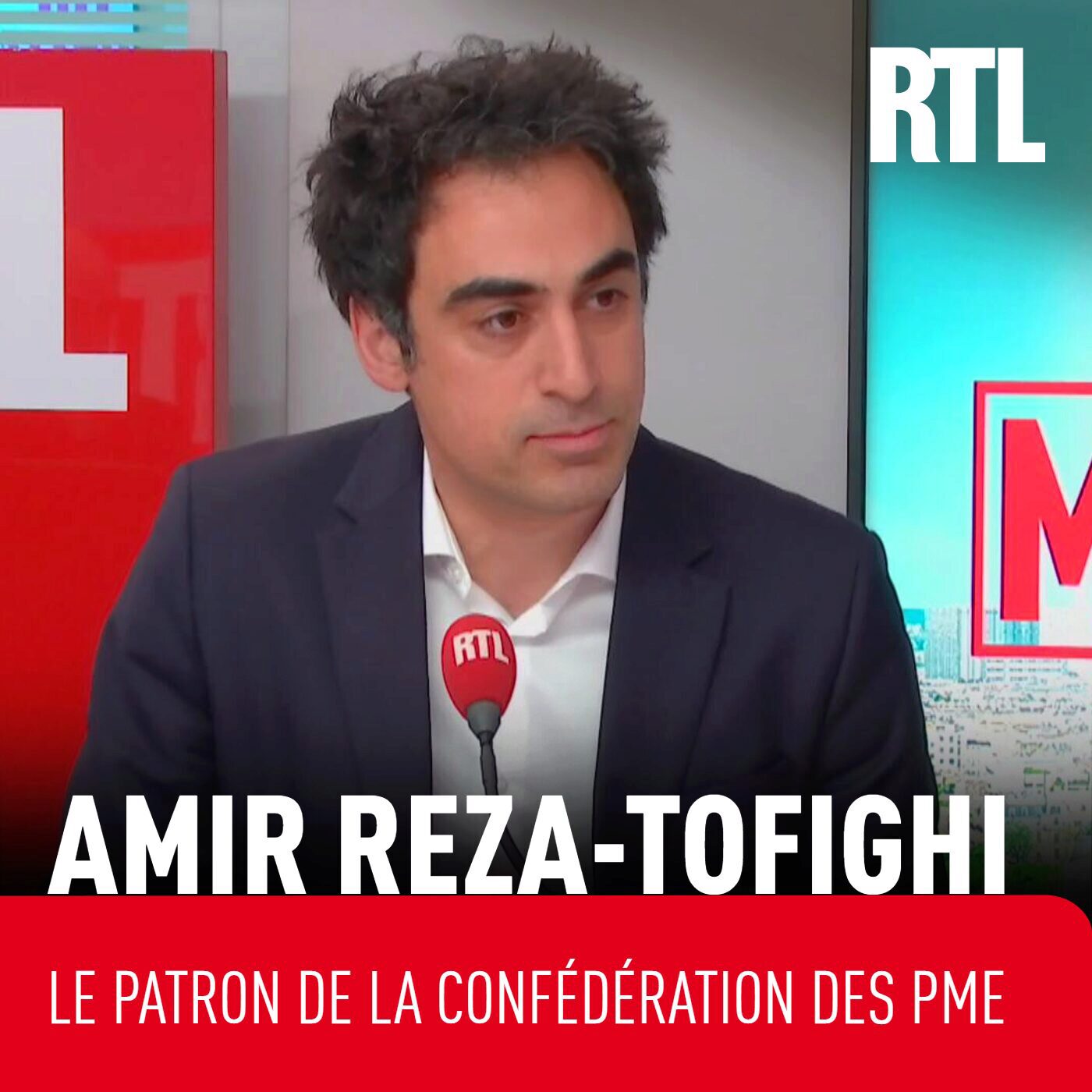 Le patron de la confédération des PME dit sur RTL vouloir "discuter avec tout le monde", y compris le RN