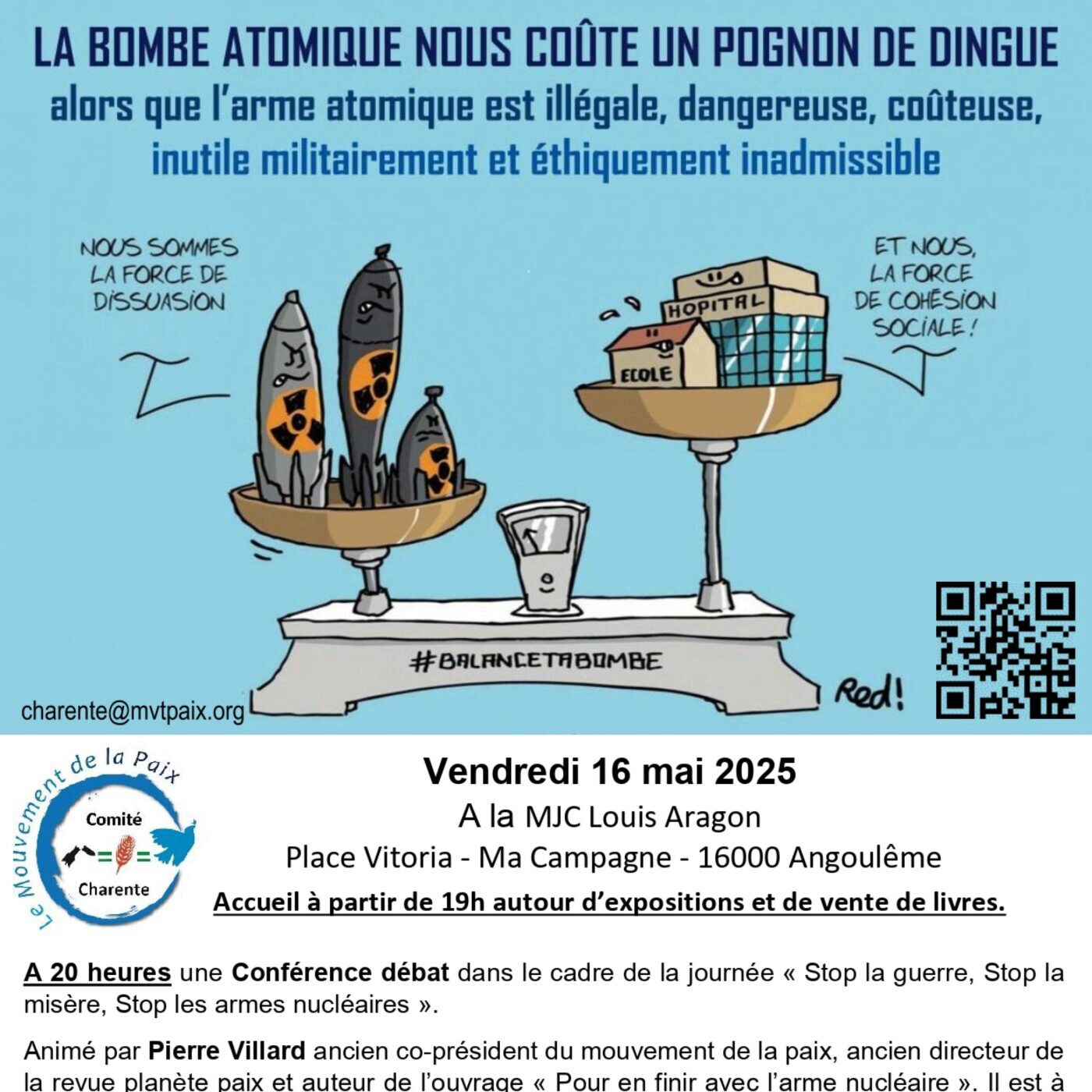 Conférence-débat  « Stop la guerre, Stop la misère, Stop les armes nucléaires » episode artwork