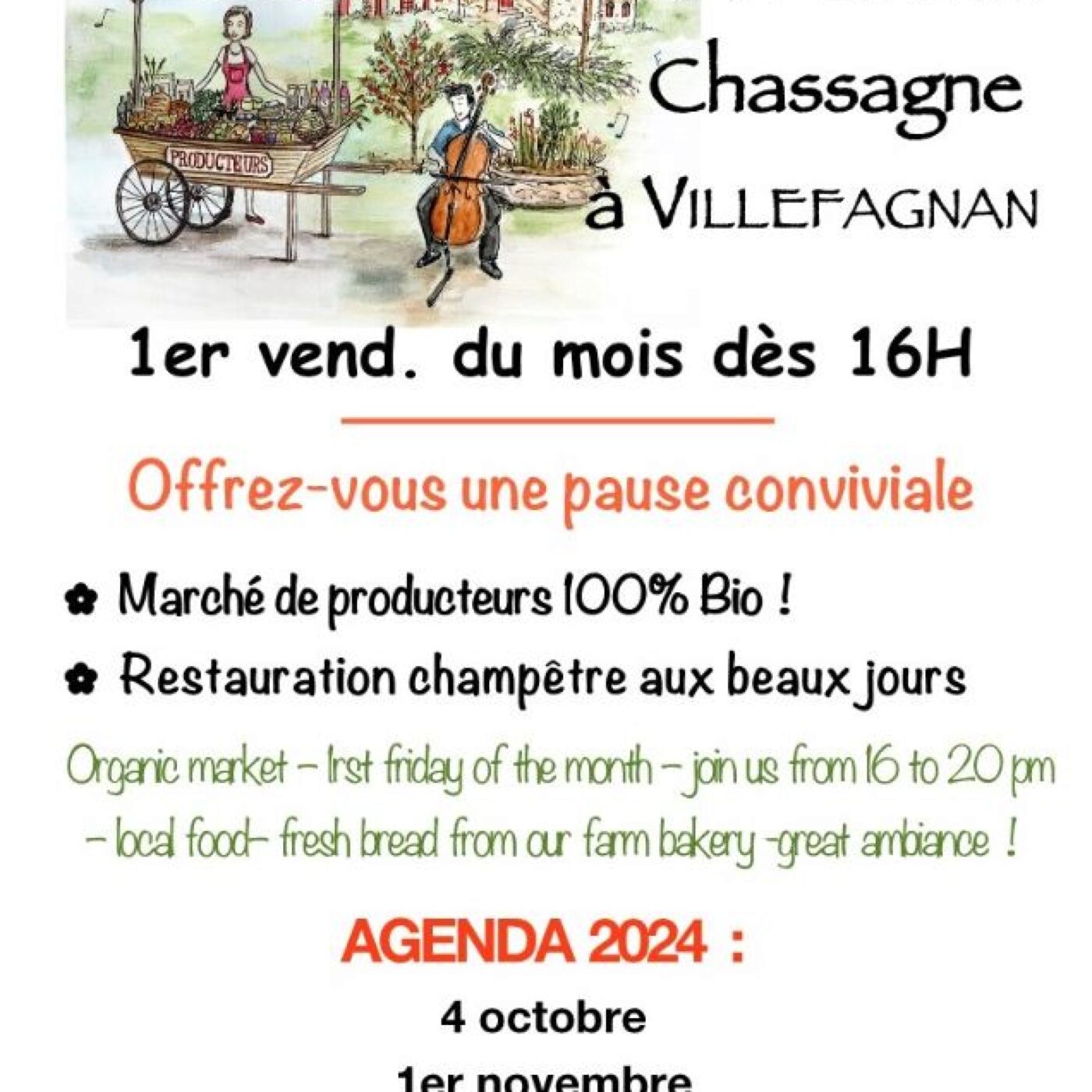Reprise ce vendredi 4 avril des Marchés à la ferme de Chassagne episode artwork