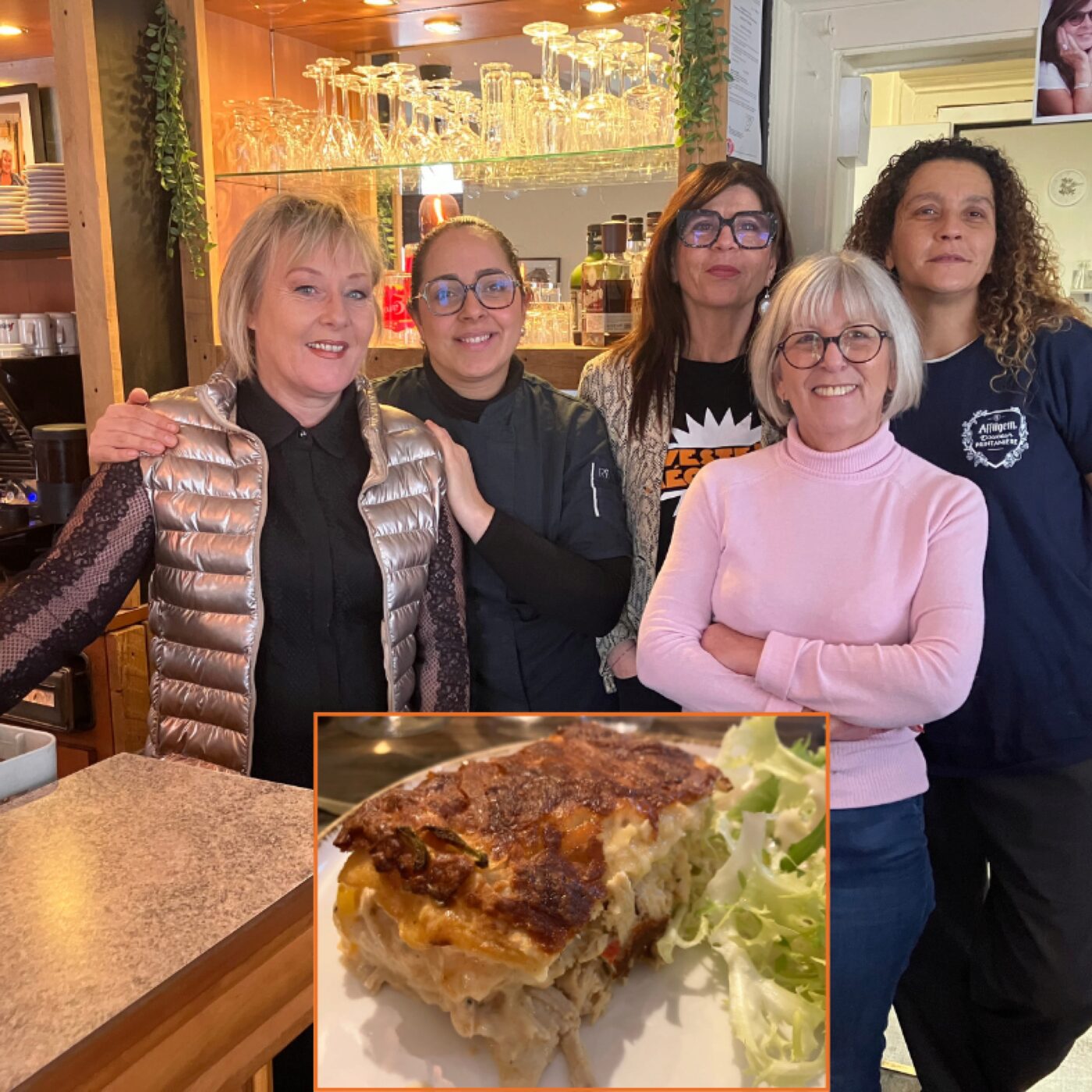 Chez les filles à Metz-Magny, les lasagnes latina de la cheffe Diana Streiff