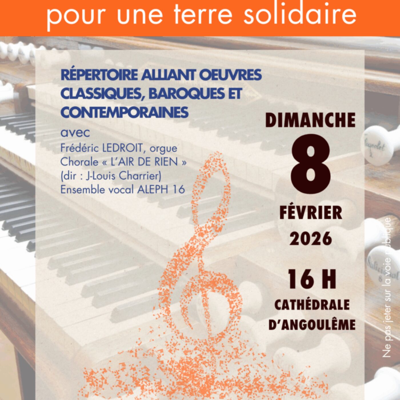 Concert au profit du CCFD-Terre solidaire dimanche (08/02) à la Cathédrale episode artwork