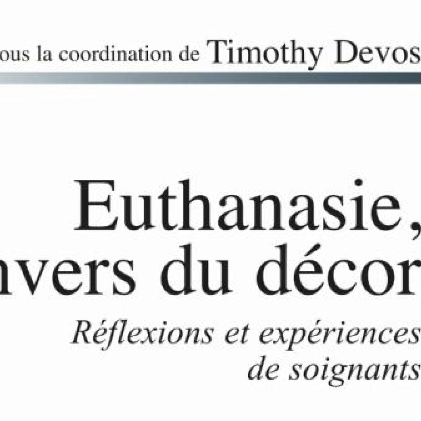 Euthanasie, l'envers du décor episode artwork