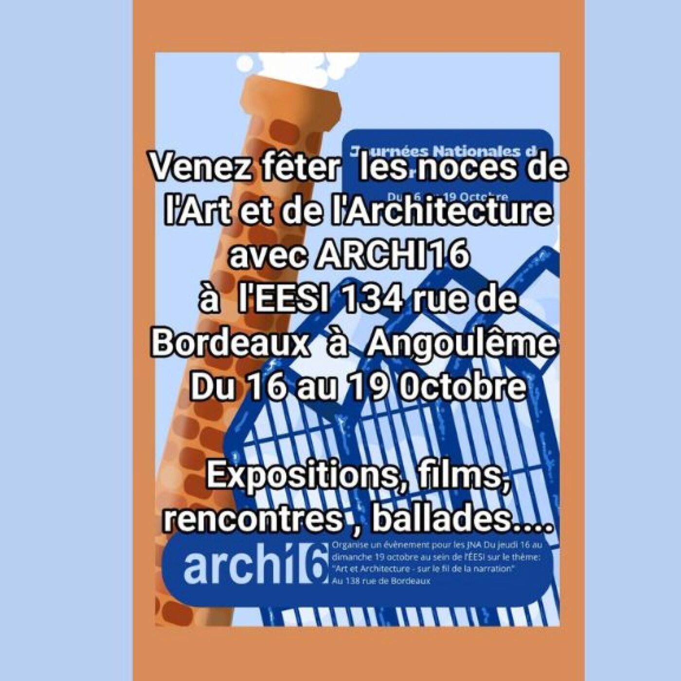 Les Journées nationales de l'architecture à Angoulême du 16 au 19/10 episode artwork