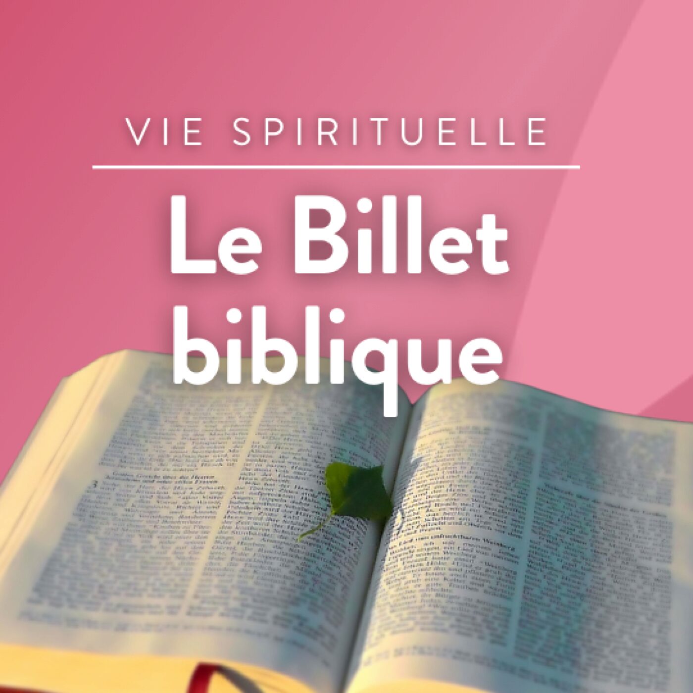 Le billet biblique