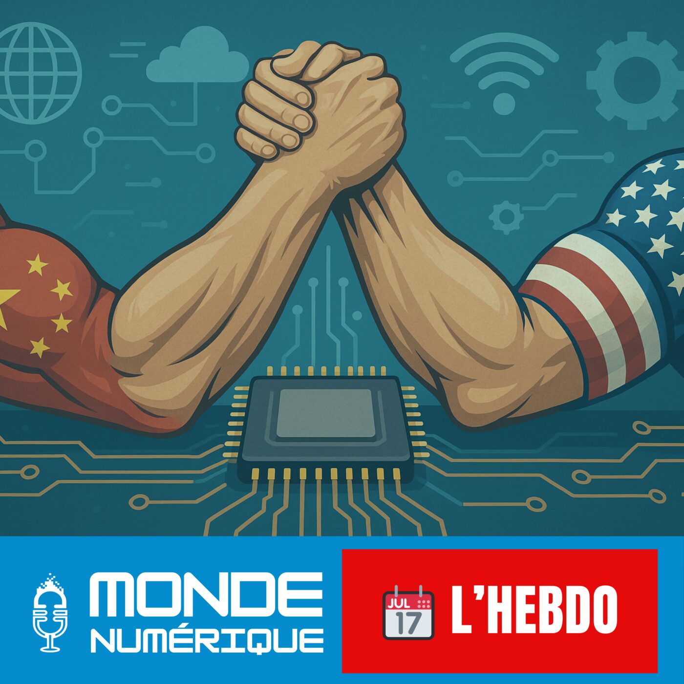📆 L’HEBDO 08/11 – IA, robots, microprocesseurs : Etats-Unis et Chine au coude à coude