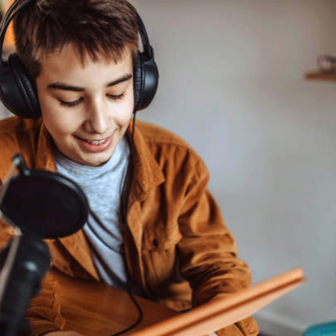 Les enfants au micro