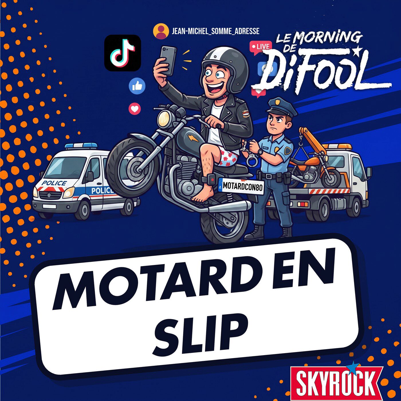 Un motard se fait arrêter après avoir filmé ses excès sur TikTok
