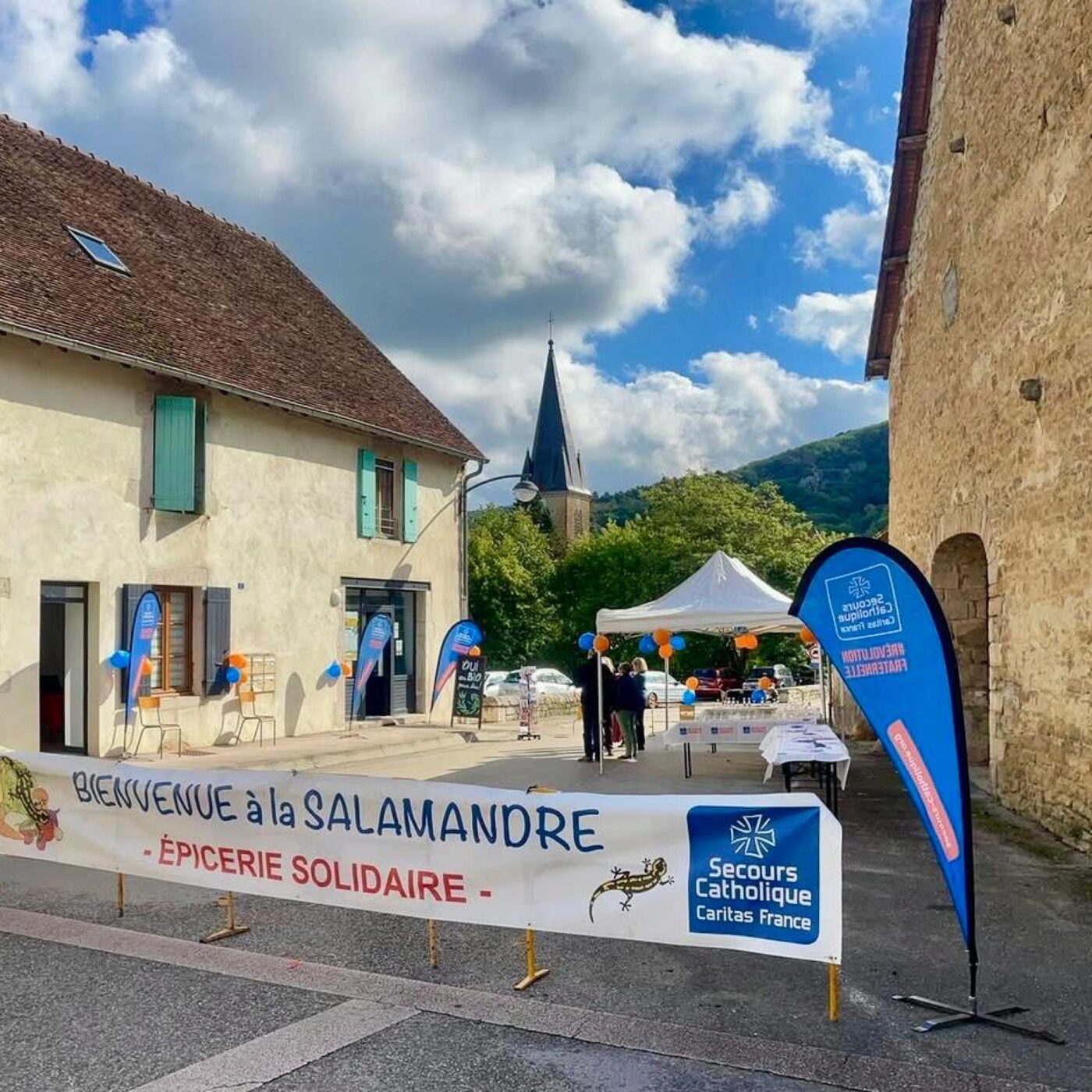 L'épicerie solidaire La Salamandre à Beaufort