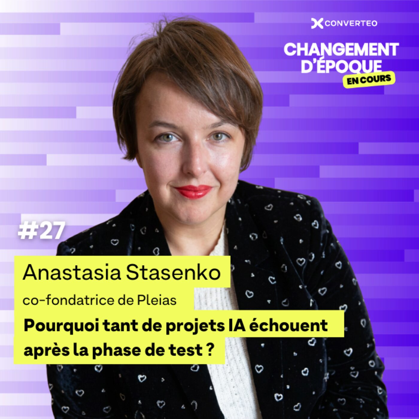 episode cover IA frugale et souveraine : l'alternative aux géants ? avec Anastasia Stasenko (Pleias) - épisode #27