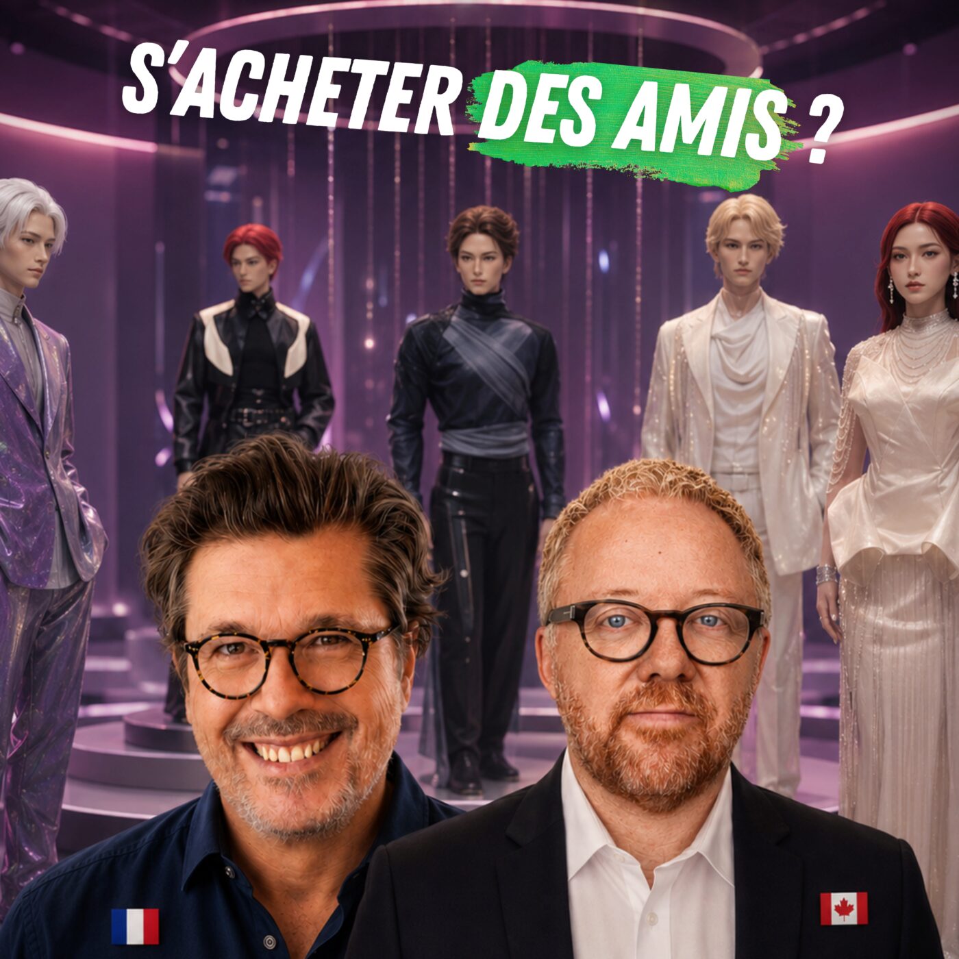 🇫🇷🇨🇦 Debrief Transat – Robots émotionnels à vendre • WhatsApp passe aux pseudos • Sony lâche les jeux en boite Episode cover