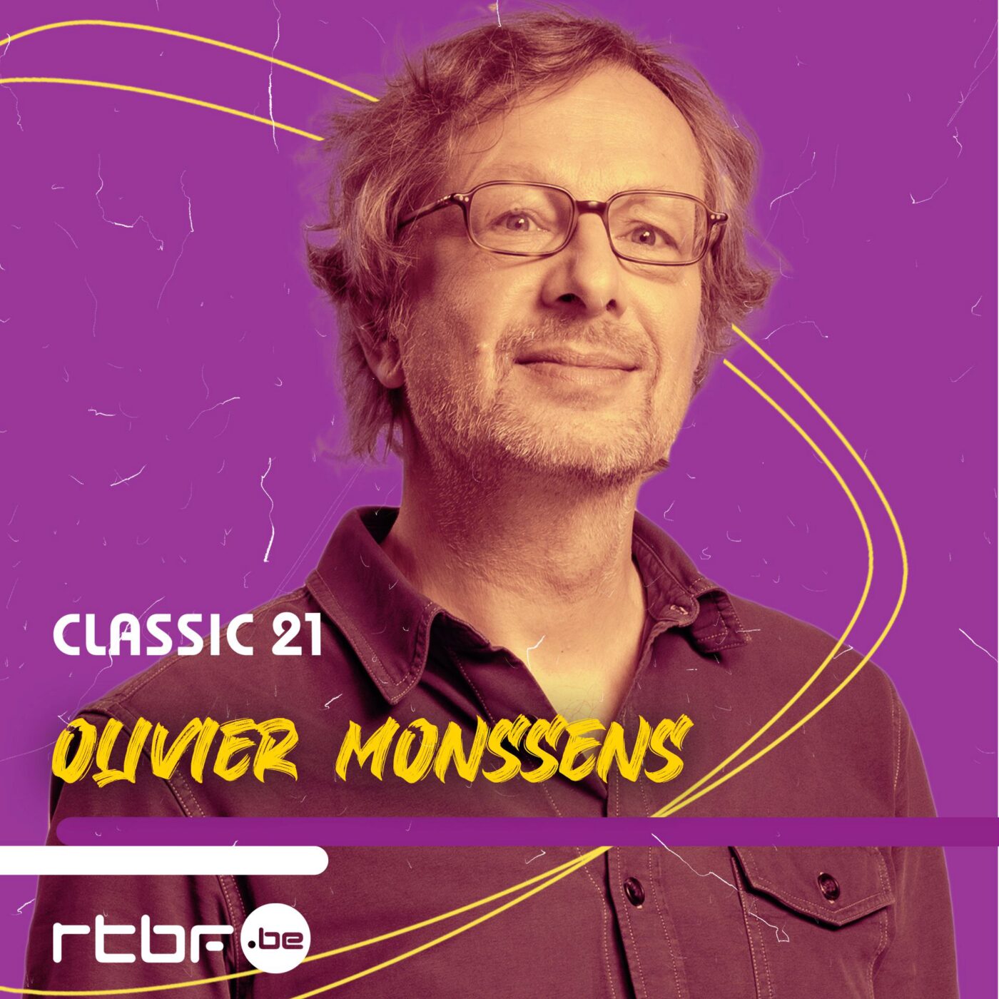 Olivier Monssens au micro de Dominique Dricot