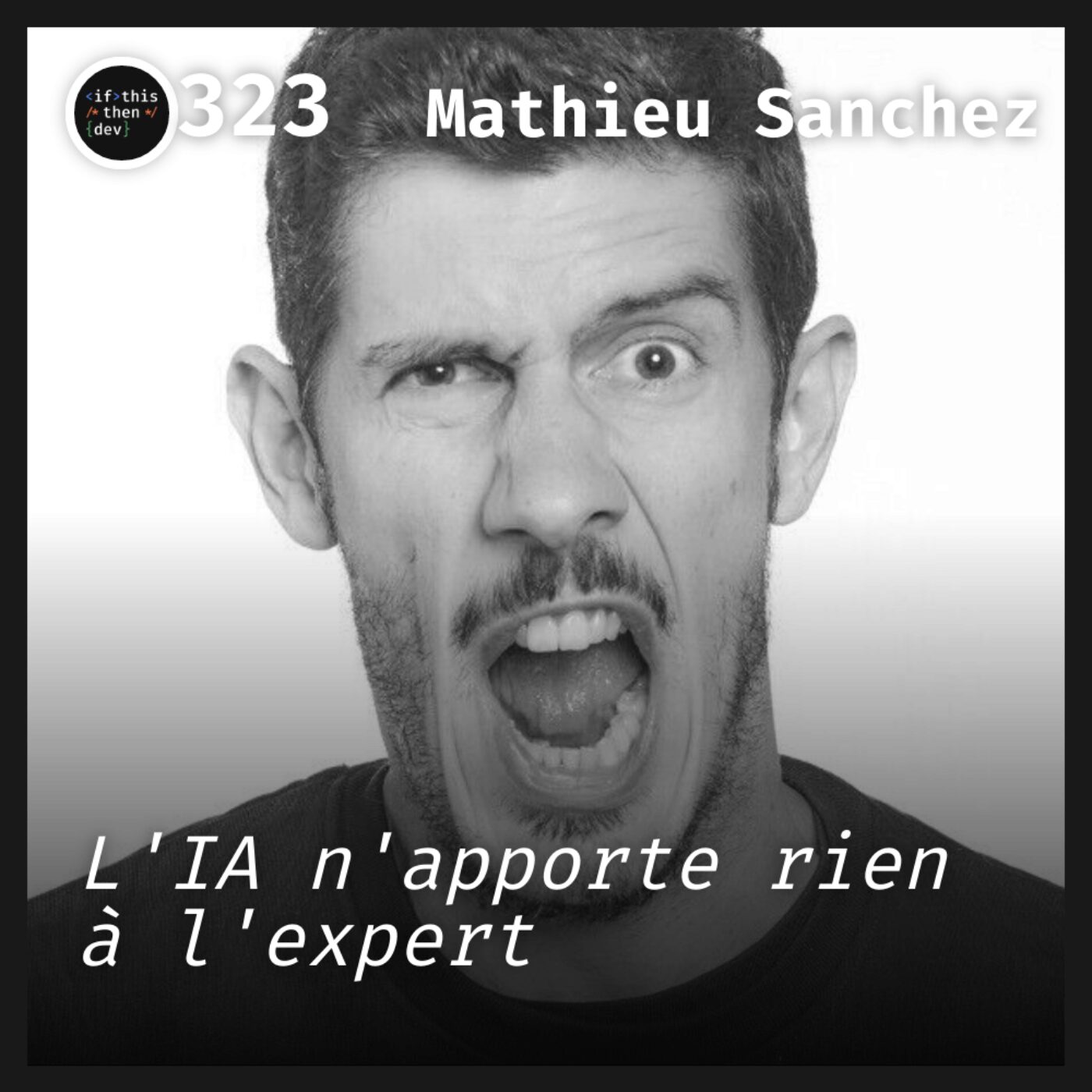 episode cover #323.src - Expert de rien: Comment survivre dans la tech sans être expert avec Mathieu Sanchez
