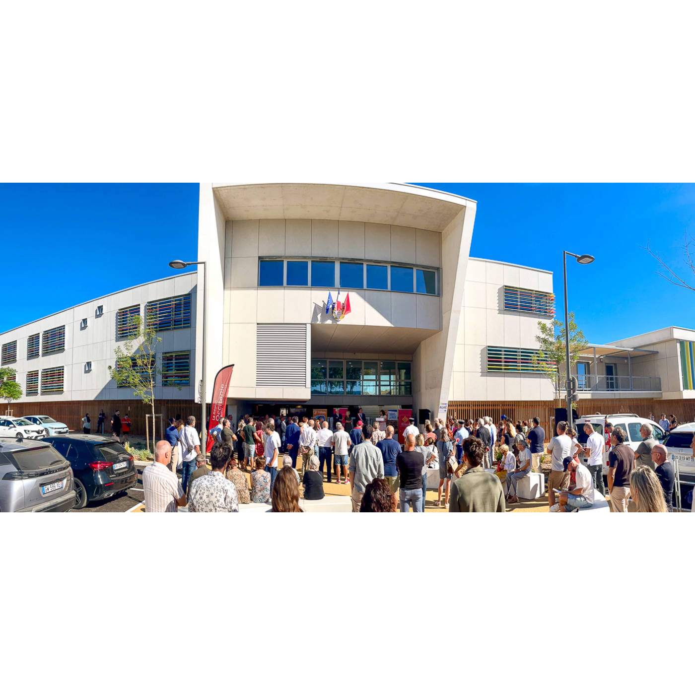 episode cover Après les inondations de 2018, Trèbes inaugure son nouveau groupe scolaire de l’Aiguille