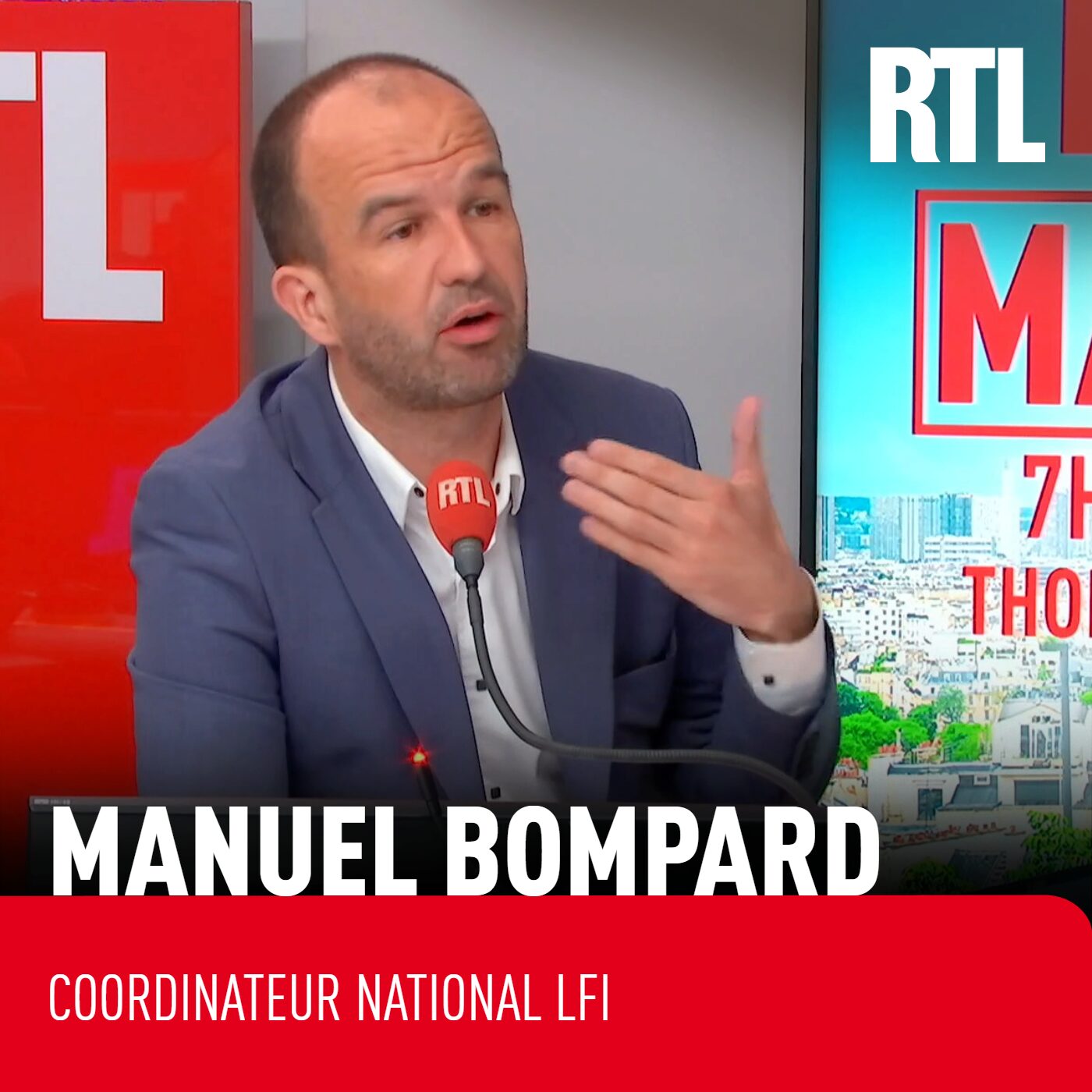Manuel Bompard dénonce "l'impuissance de la France" et demande à "condamner l'agression illégale" des États-Unis et d'Israël contre l'Iran