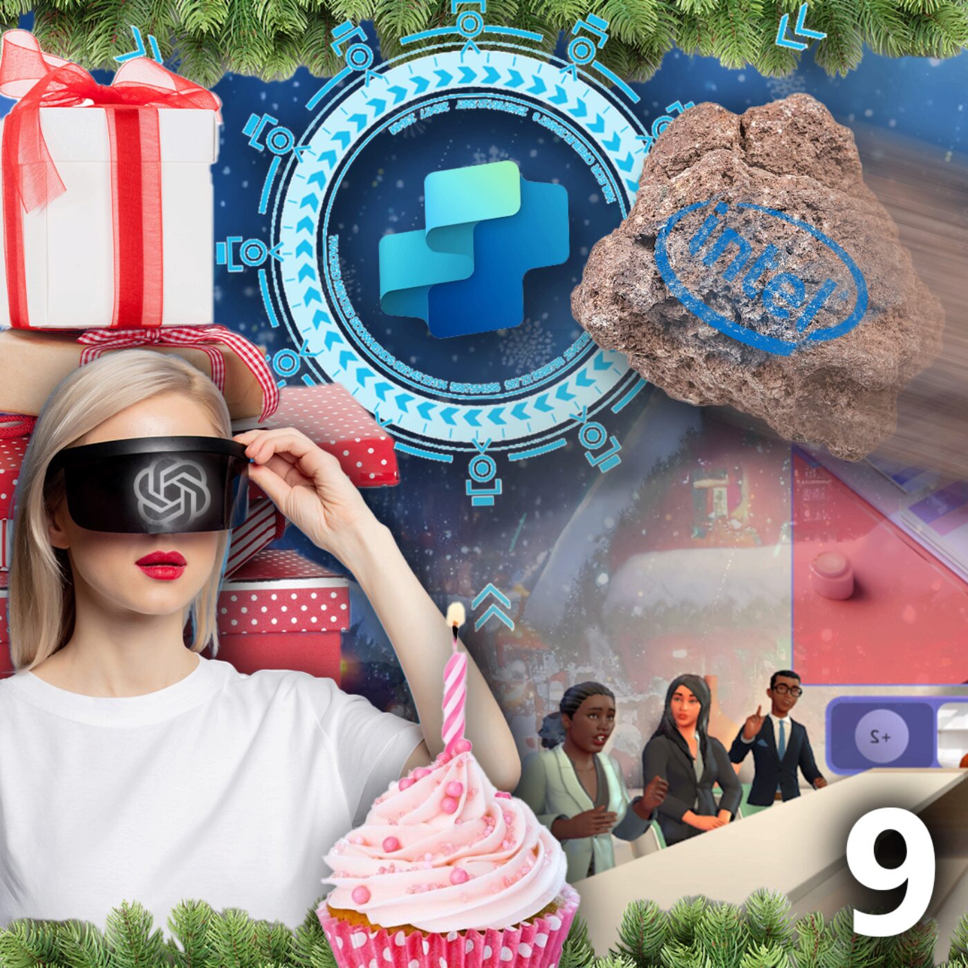 [EP.9] La météorite Intel, Copilot Studio : Hello Jarvis , Azure OpenAi découvre la vue, Encore une histoire de Mesh, Bilan de nos 1 an d'émissions + notre Wishlist de Noël