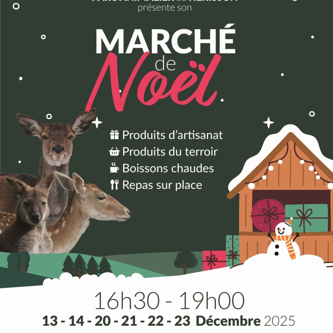 Un marché de Noël au parc animalier du Hérisson à Doucier episode artwork
