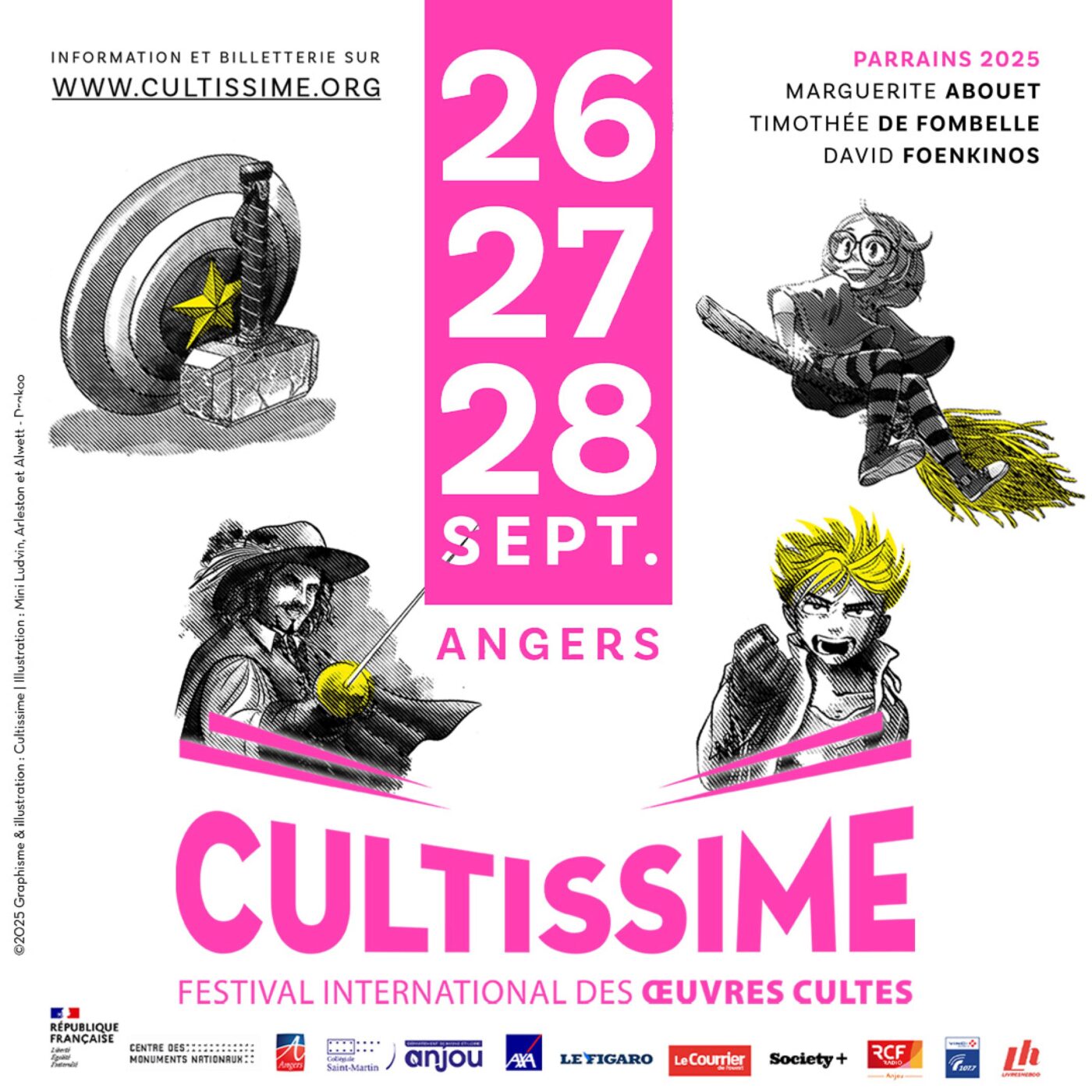 Cultissime : le festival des oeuvres cultes à Angers du 26 au 28 septembre 2025 episode artwork