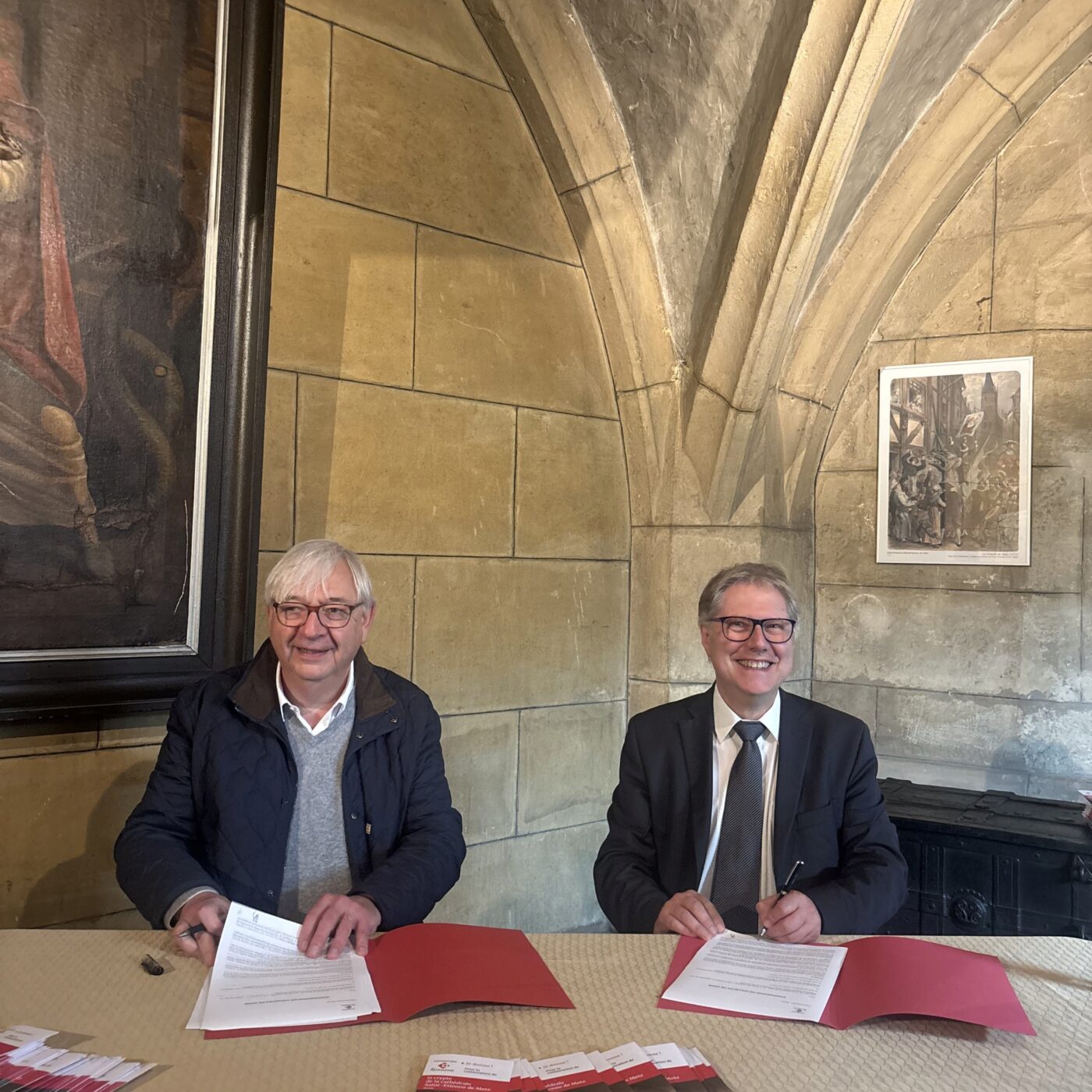 Signature du projet de restauration de la crypte sud episode artwork