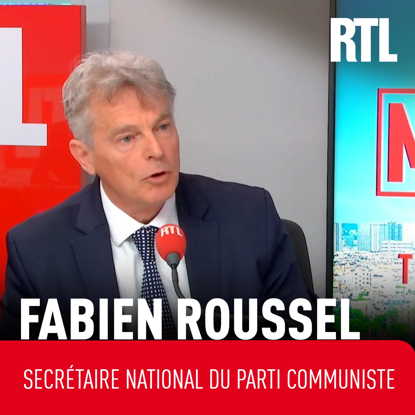 Coût de l'énergie : le communiste Fabien Roussel appelle sur RTL à "bloquer les prix de l'essence" et "baisser celui de l'électricité de 30%" — Les invités de RTL cover