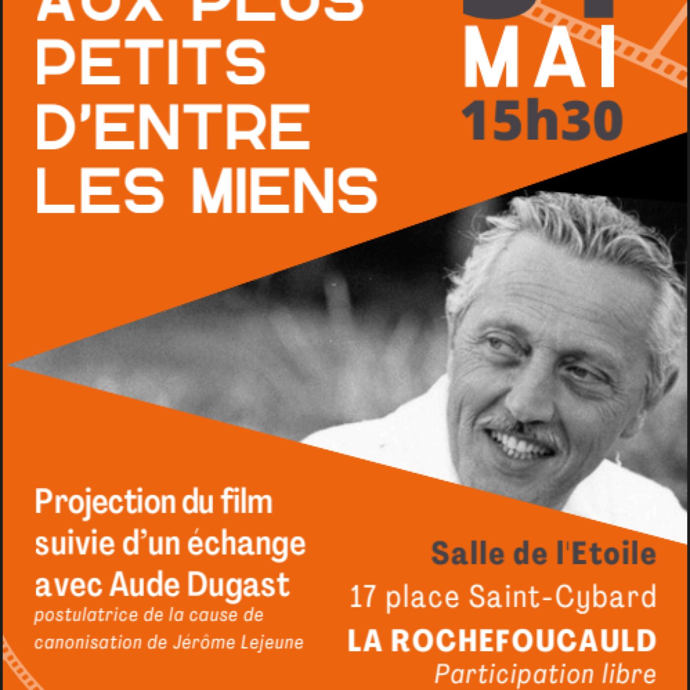 Journée le 31 mai à La Rochefoucauld autour de la figure de Jérôme Lejeune episode artwork