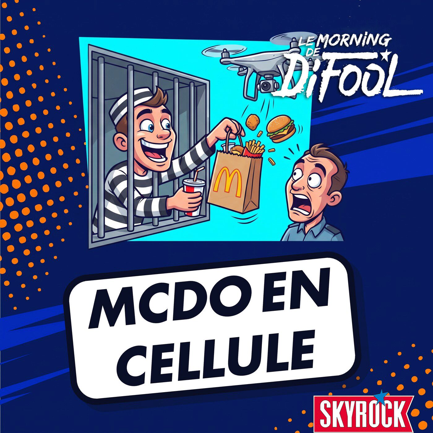 Un détenu canadien se fait livrer du McDo par drone en prison episode artwork