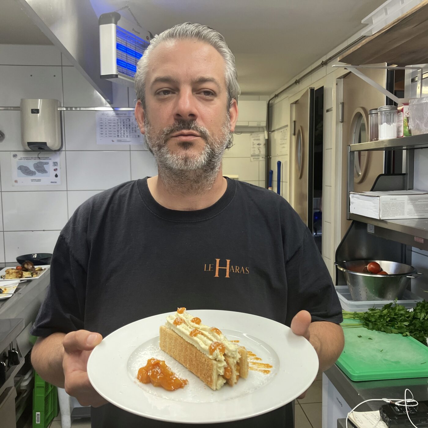 Mille-feuille d'abricots rotis et chocolat blanc au Haras à Cheminot episode artwork