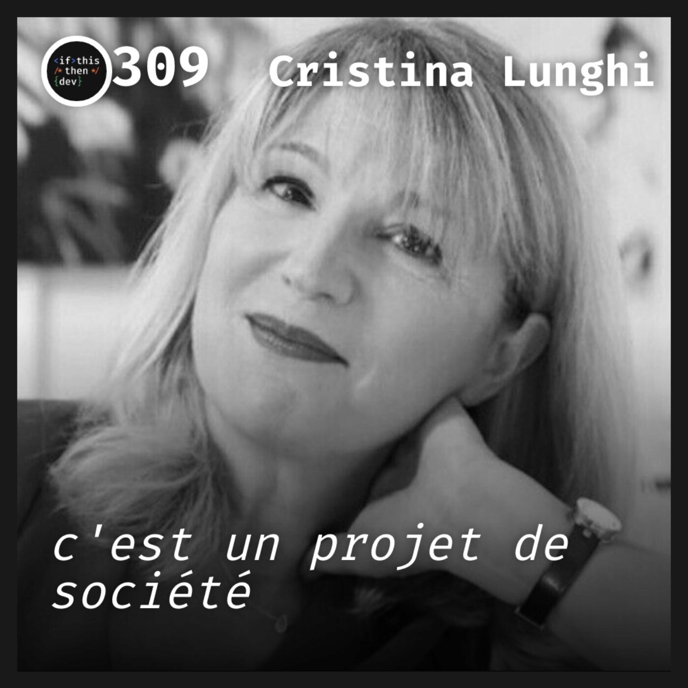 episode cover #309.src - IA inclusives: Une intelligence artificielle et une équité réelle avec Cristina Lunghi