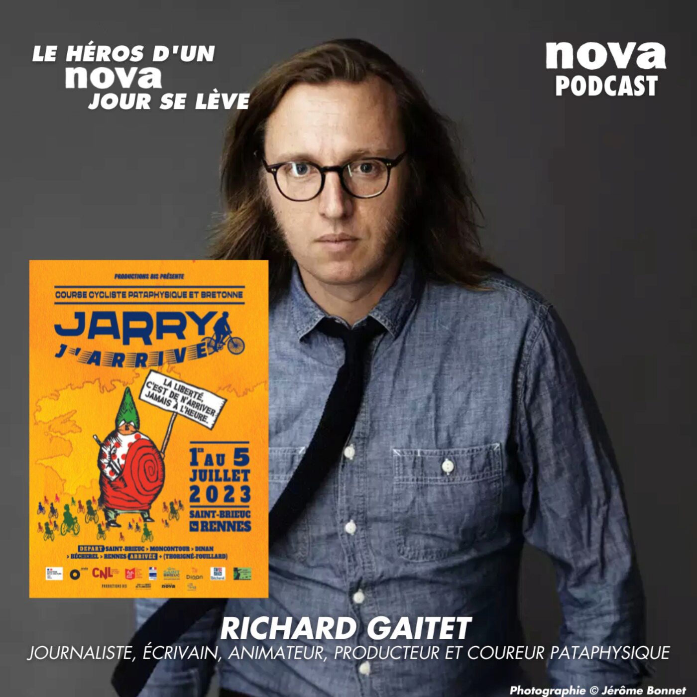 Avec Richard Gaitet, un rallye vélocipédique, pataphysique et breton. Avec Richard Gaitet, un rallye vélocipédique, pataphysique et breton.