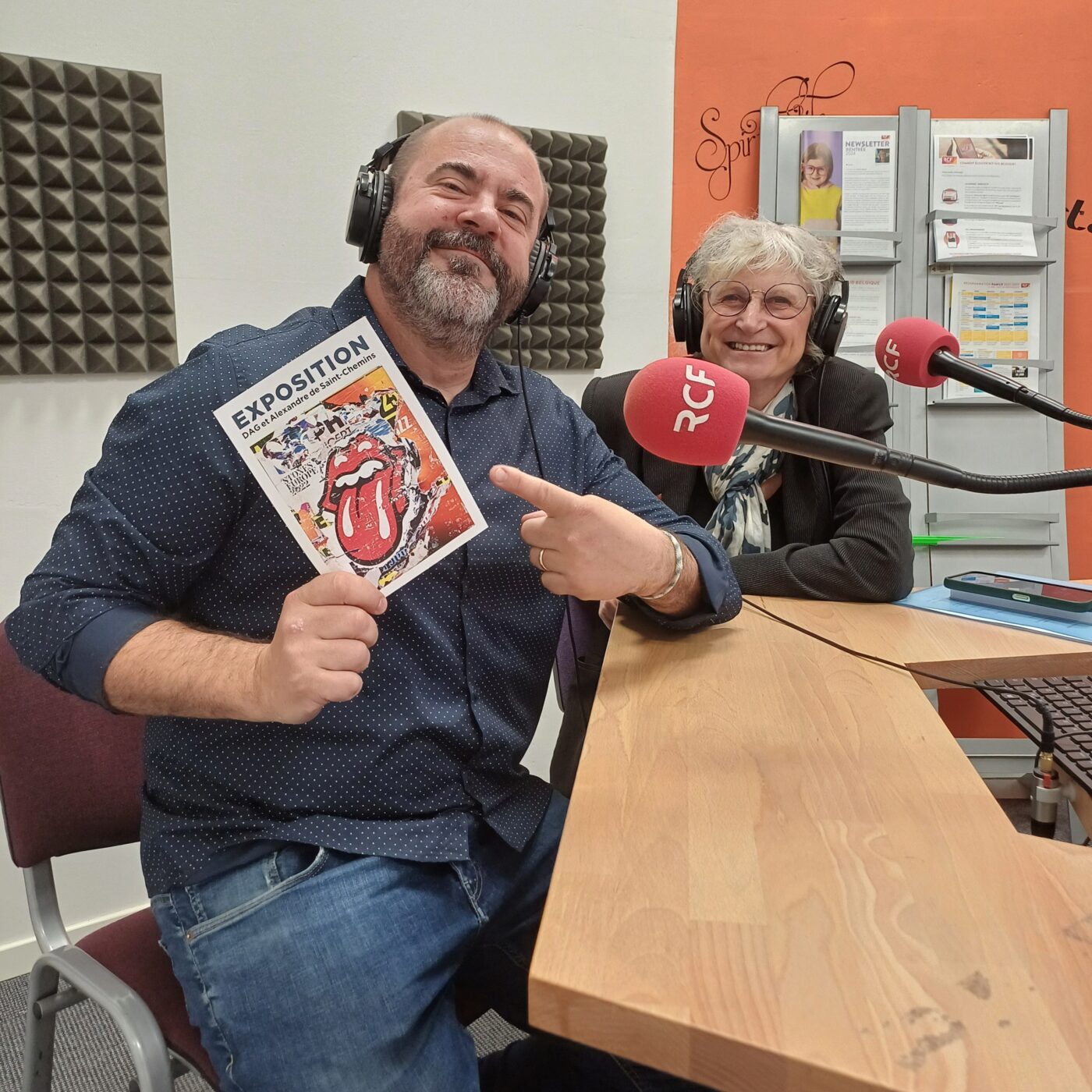 Dag et Alexandre des Saints Chemins à la Galerie de l'Ouvrage episode artwork