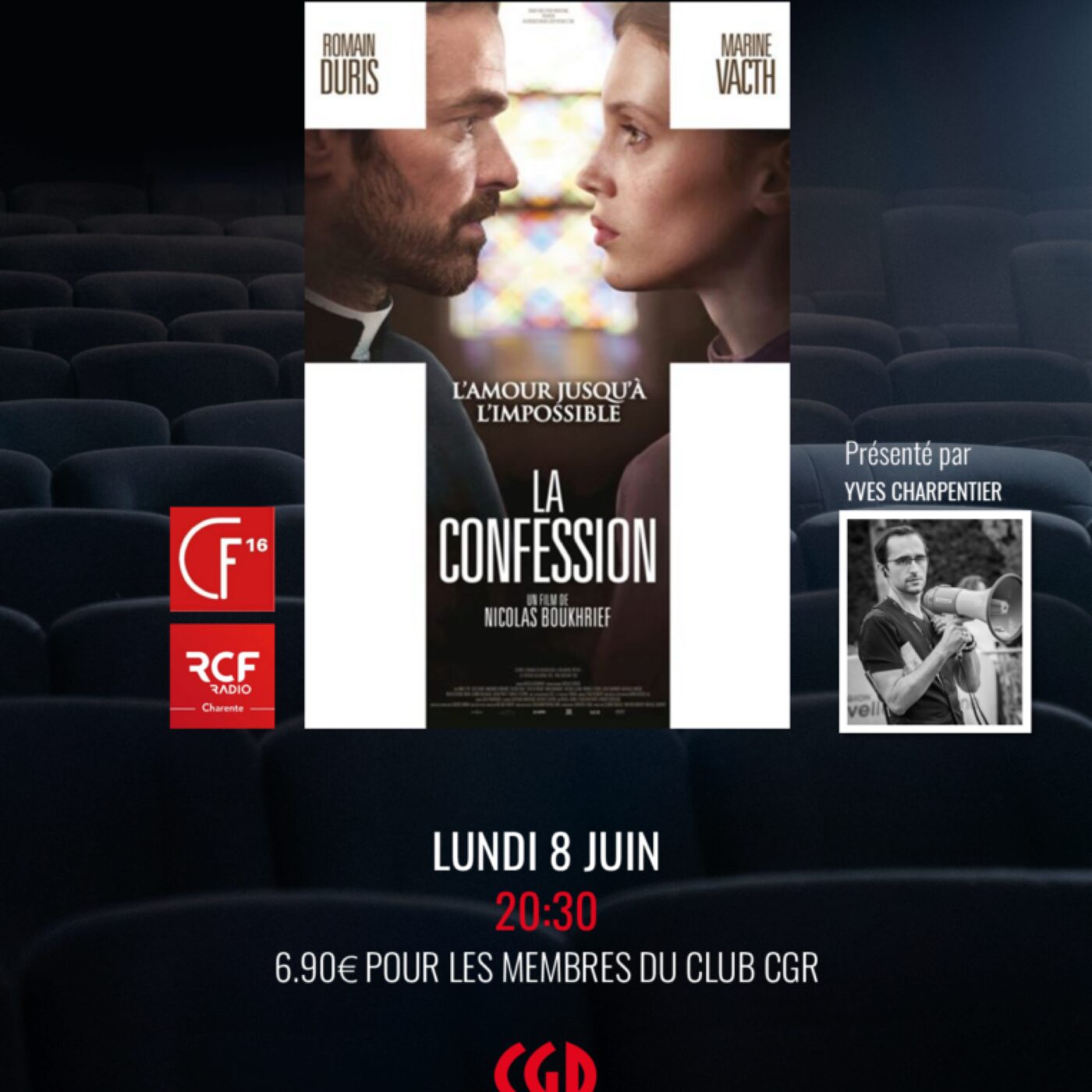 Le film La confession à voir ou à revoir lundi, 8 juin, au CGR à Angoulême episode artwork