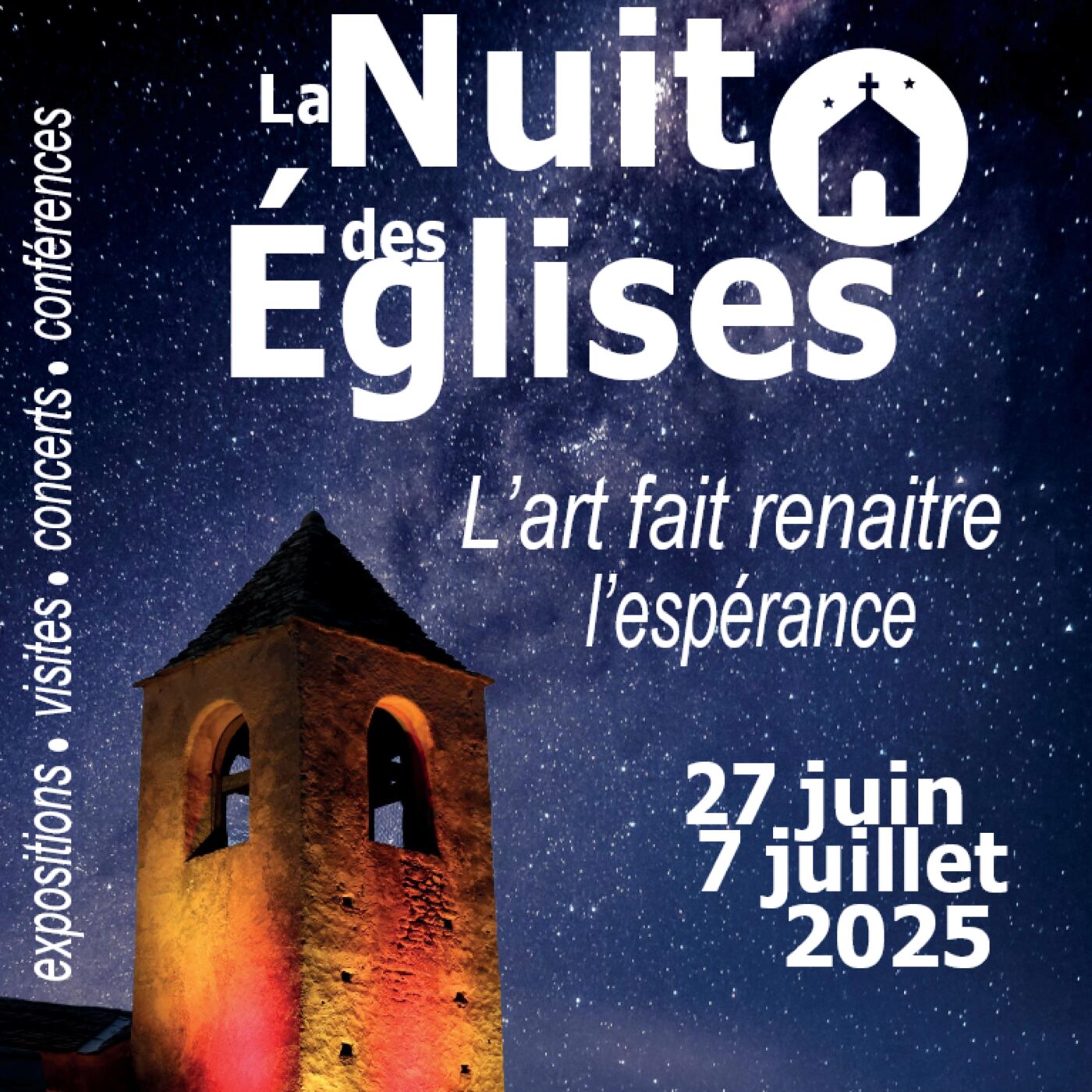 Nuit des Eglises demain entre l’Abbaye de Châtres et l’église de Saint-Brice episode artwork