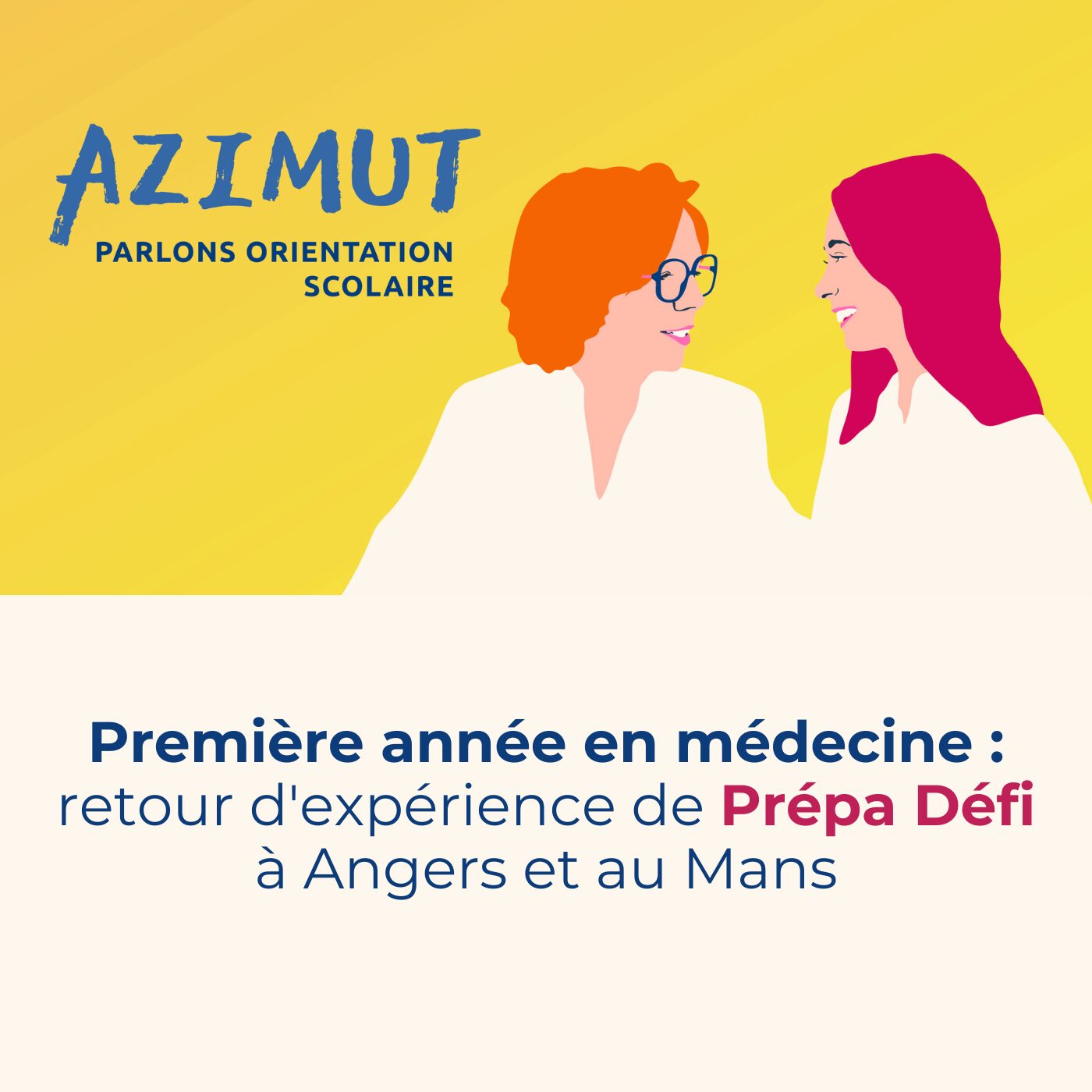 episode cover Première année en médecine : retour d'expérience de Prépa Défi à Angers et au Mans