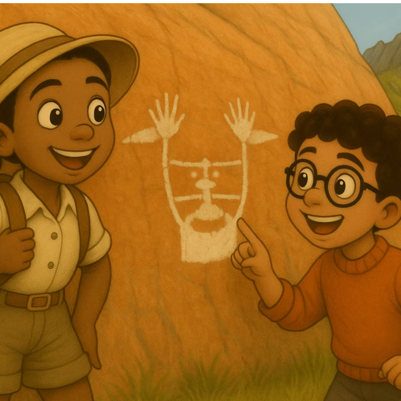 Les aventures de Zoé et Eliott, épisode 12 : Au cœur du mystère de la Vallée des Merveilles 🏜️