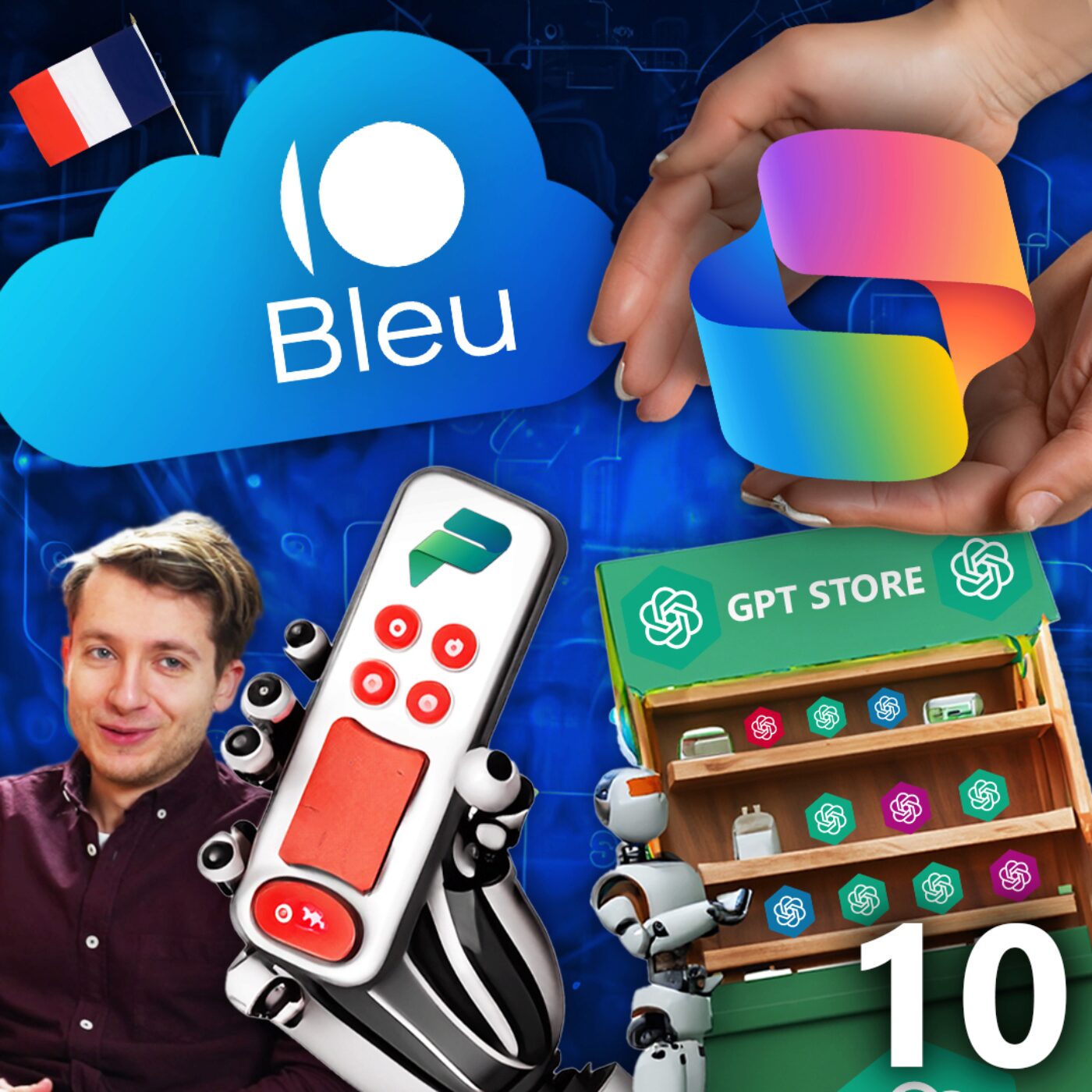 [EP.10] Copilot pour tous, BLEU le CLOUD Français, Power Platform évolue, Arrivée du Store CHATGPT