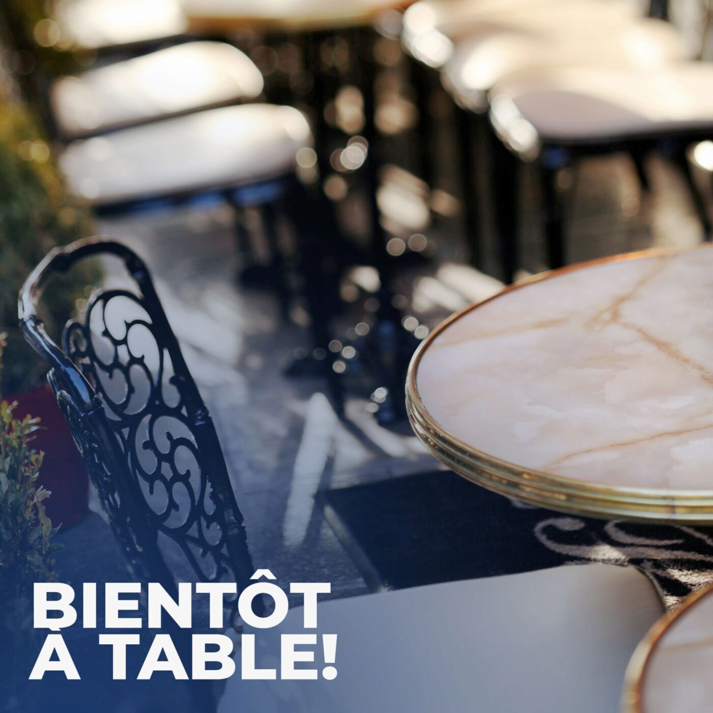 Les terrasses désormais sans taffe !